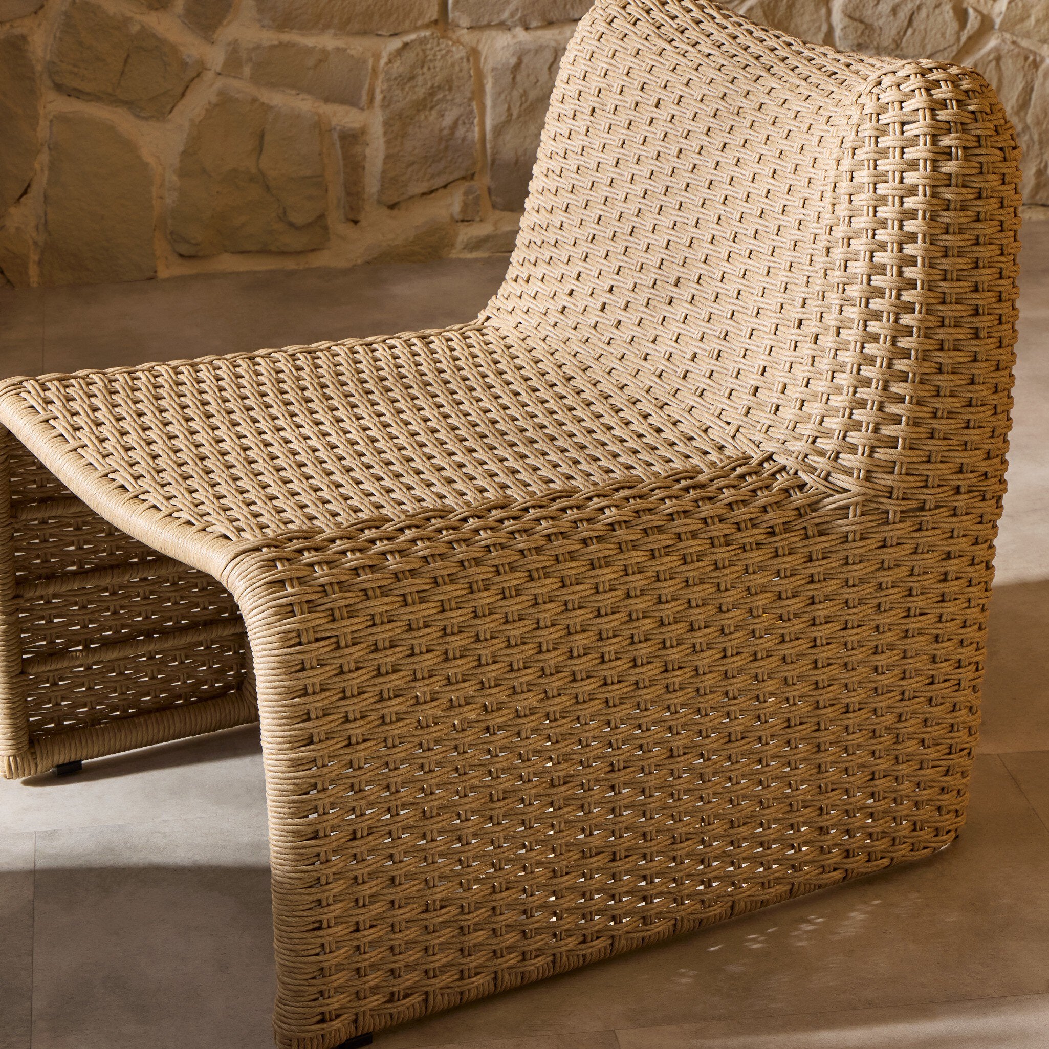 Dominico Outdoor Chair - Single Twisted Harvest