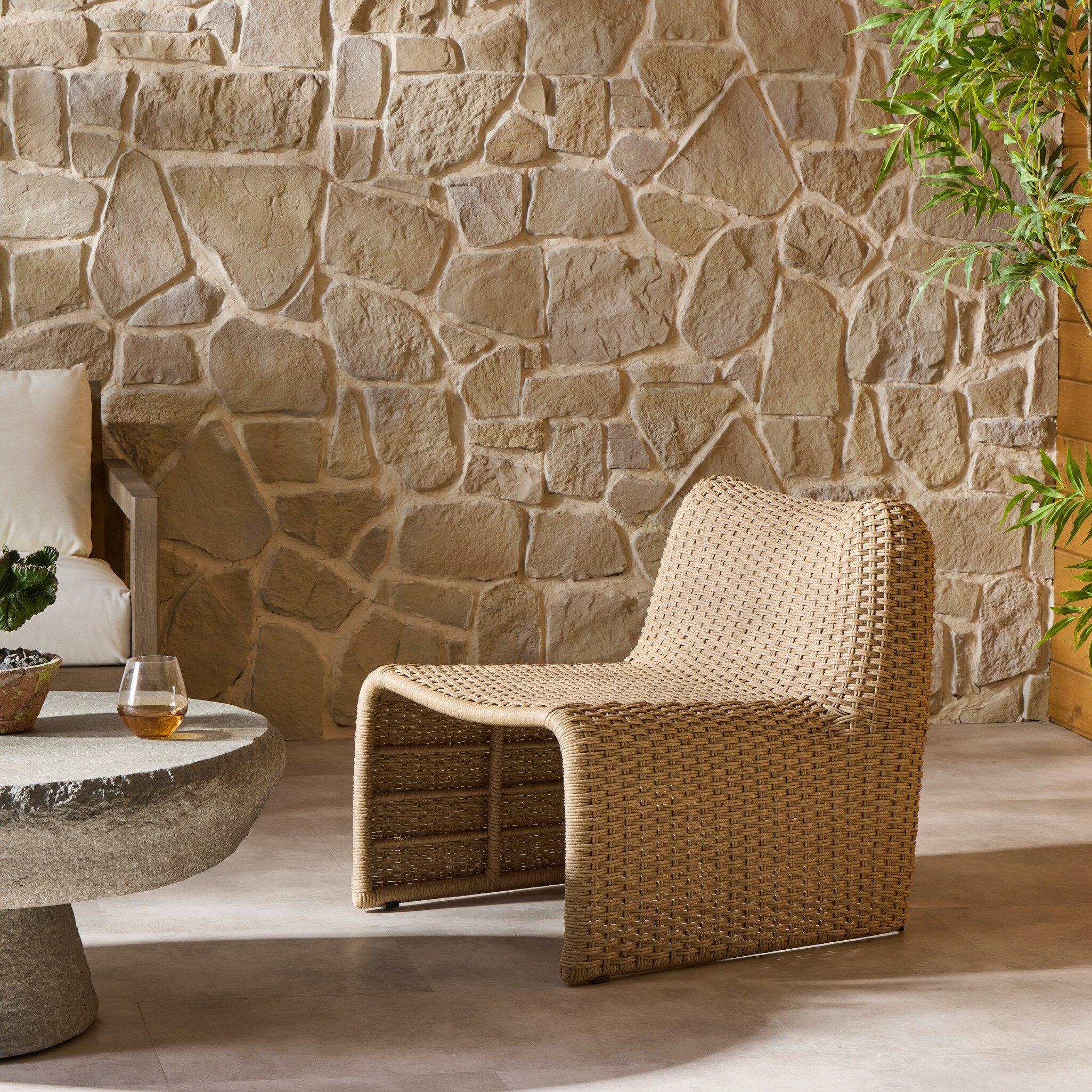 Dominico Outdoor Chair - Single Twisted Harvest
