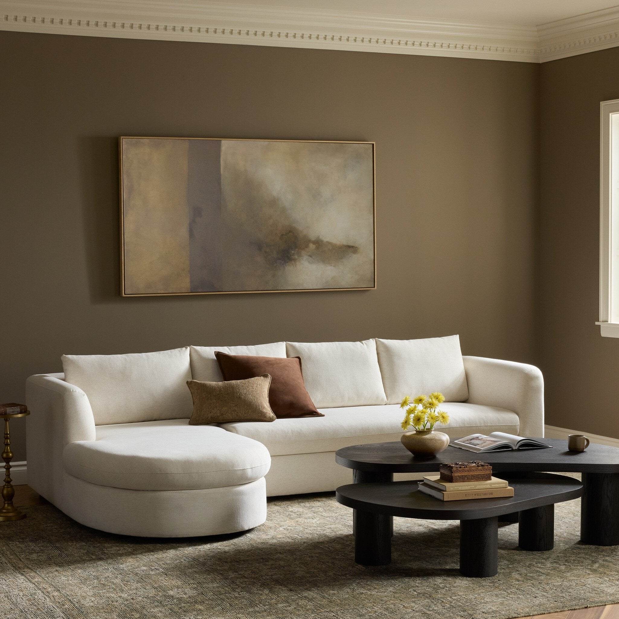 Anissa 2-Piece Sectional - Crypton Nomad Snow