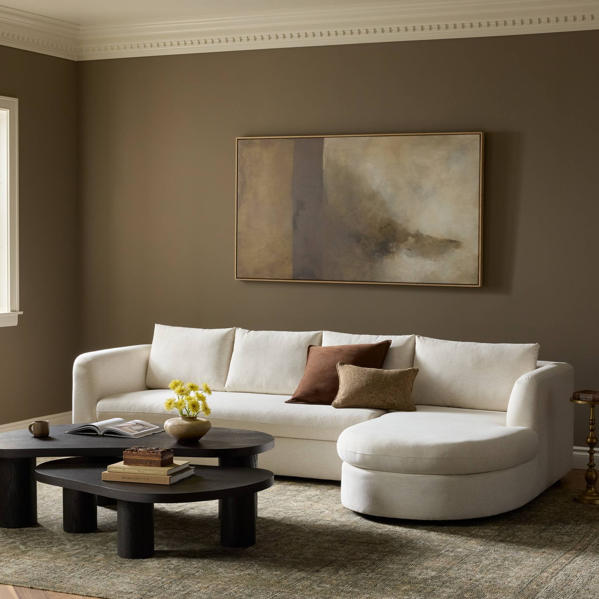 Anissa 2-Piece Sectional - Crypton Nomad Snow