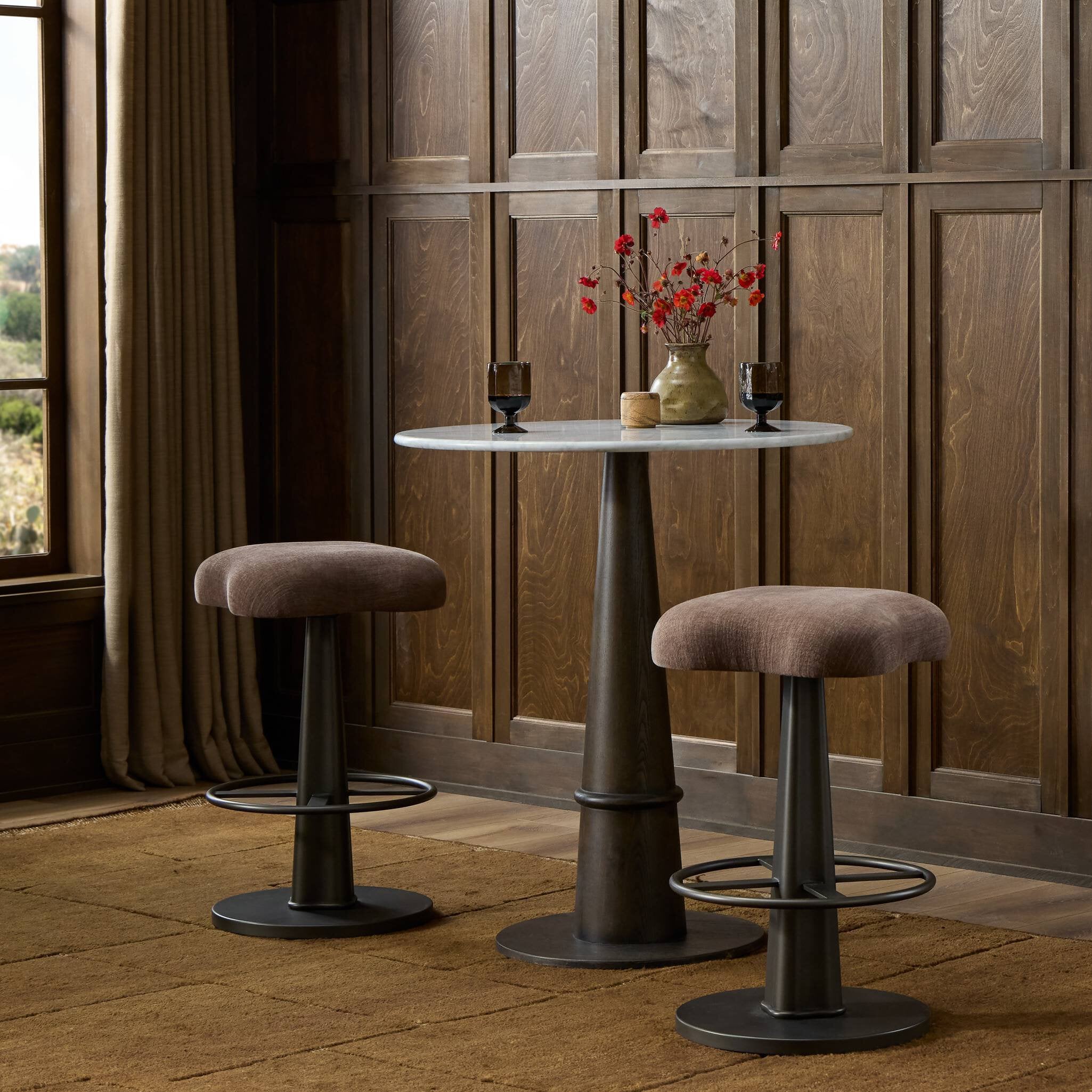Clova Swivel Bar + Counter Stool - Laughlin Cafe