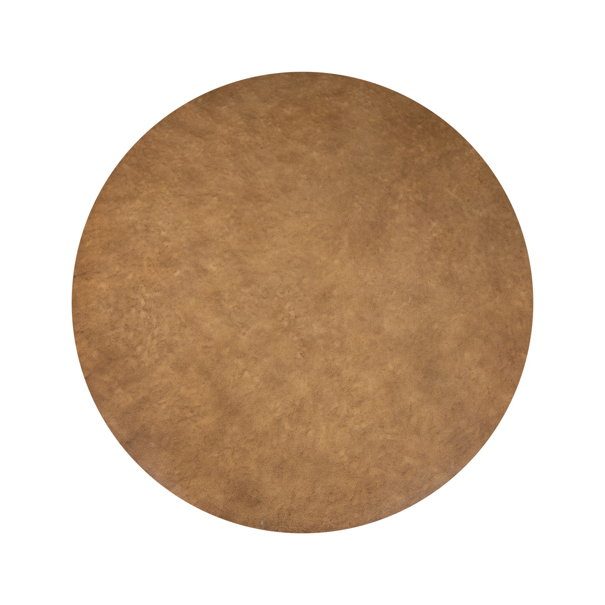 Maudlin Bistro Table - Glossy Ochre Concrete