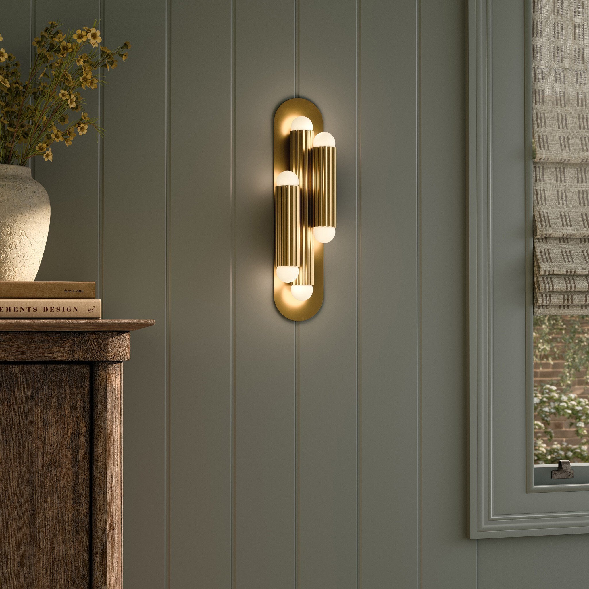 Vesta Triple Sconce