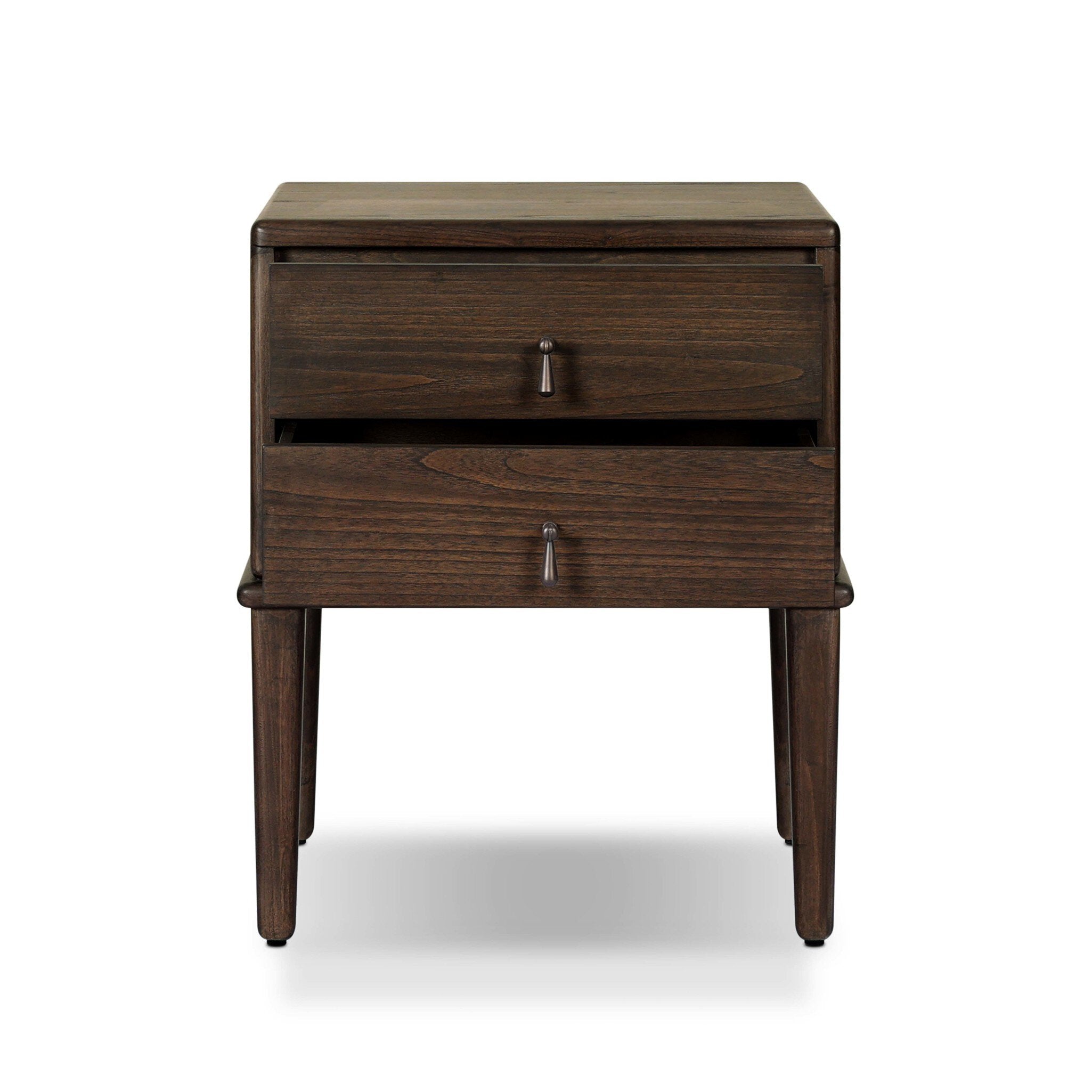 Zaria Nightstand - Dark Brown Sungkai