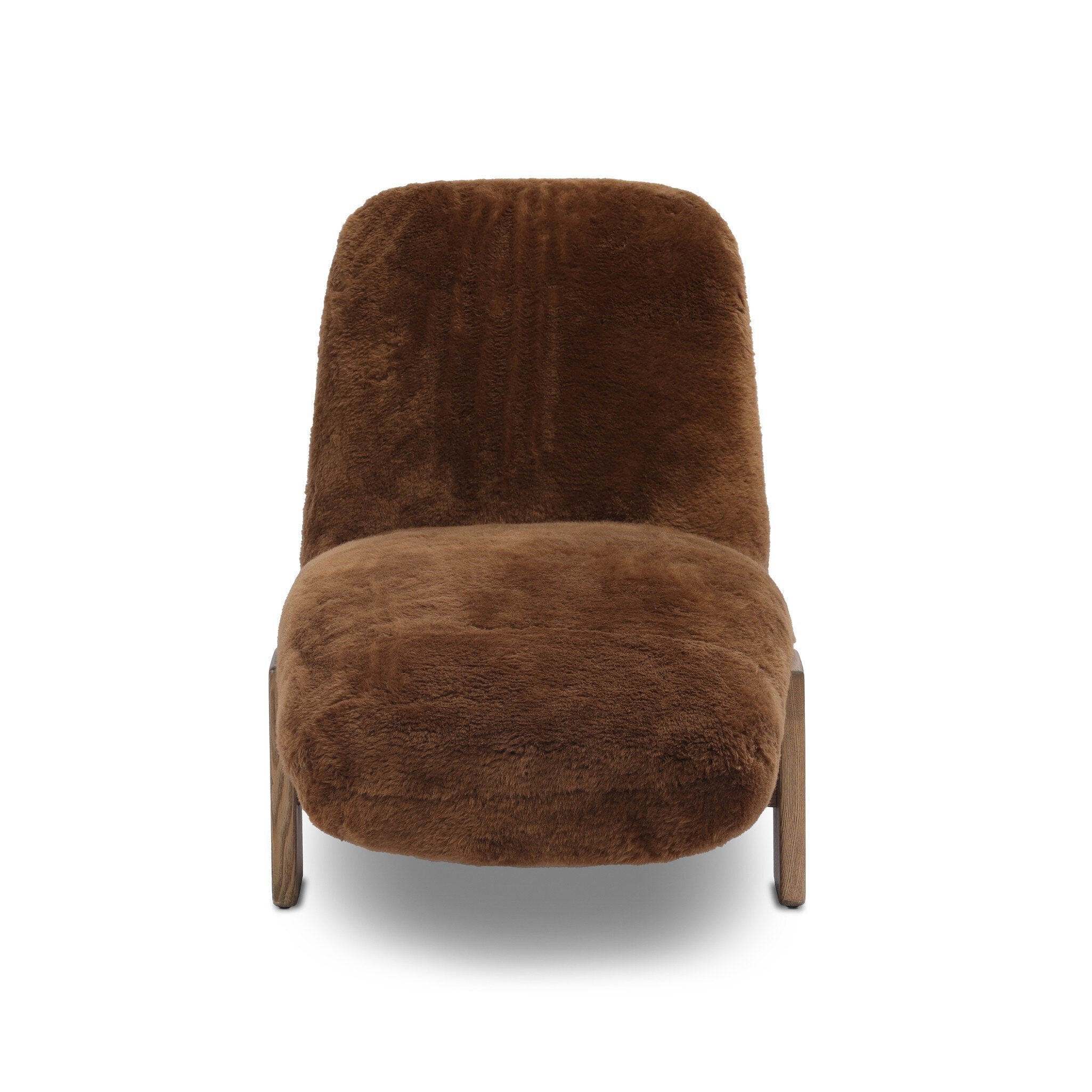 Rivas Chaise - Ochre Shearling