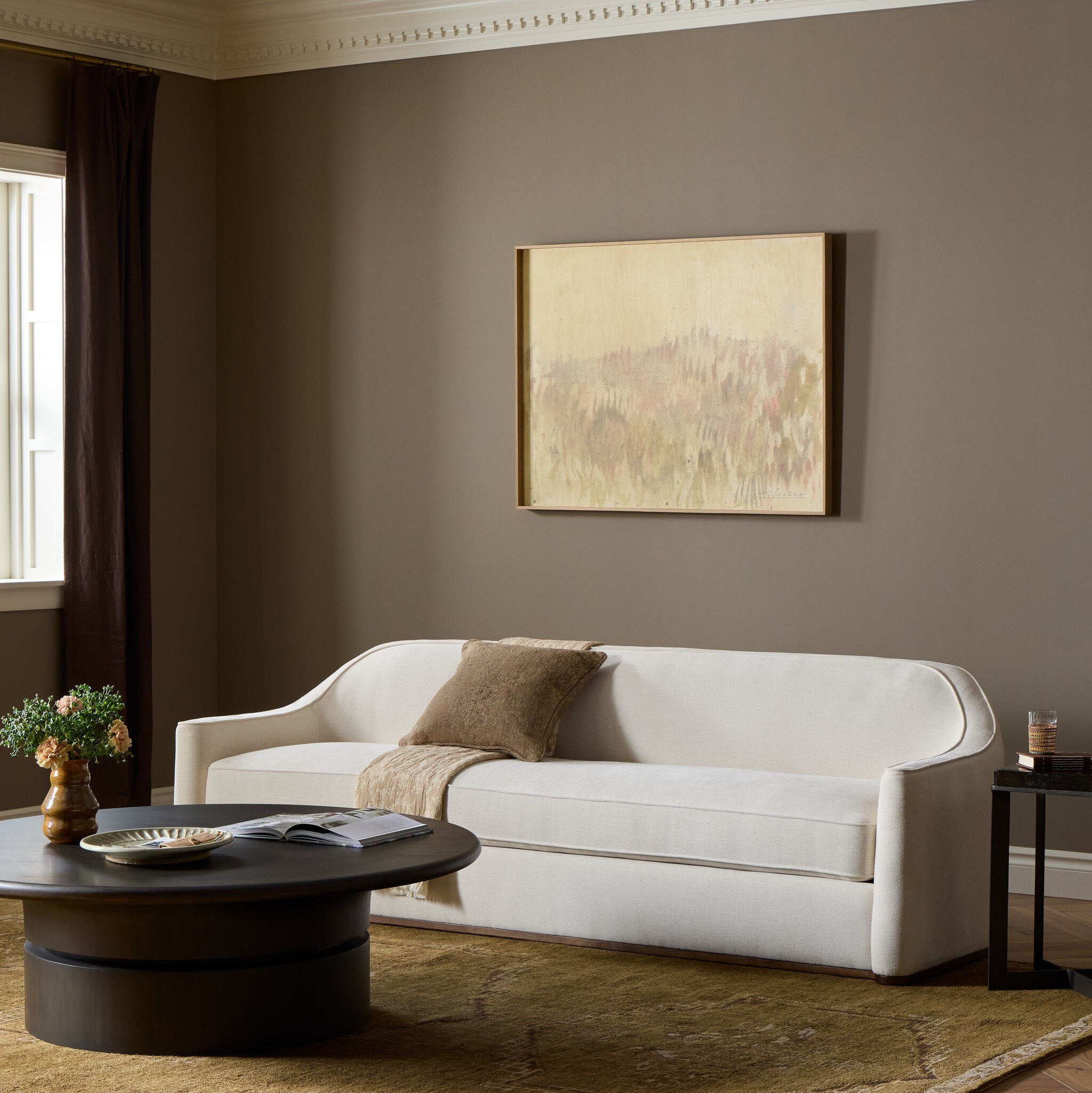 Chella 96" Sofa - Laughlin Bone