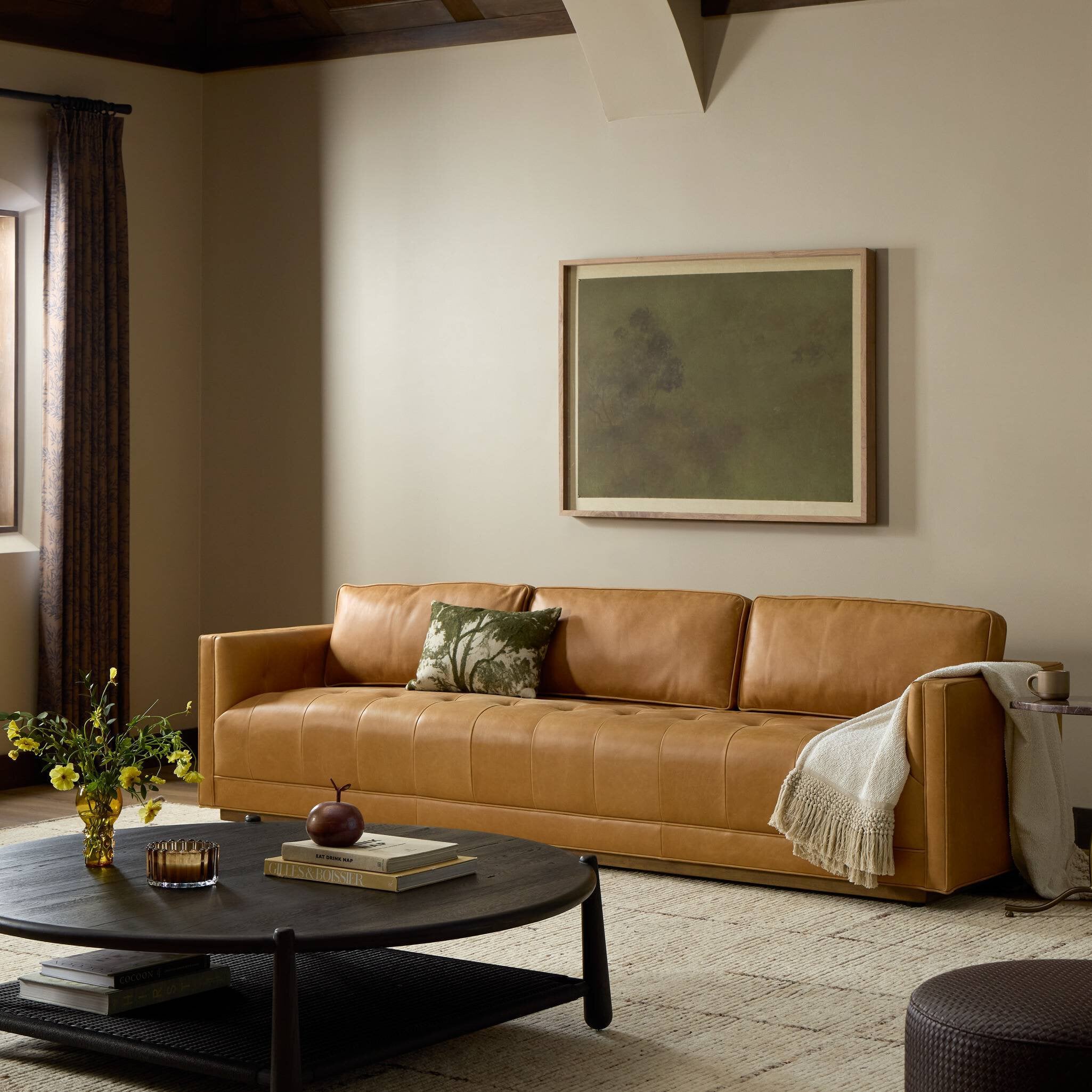 Kiera 105" Sofa - Palermo Cognac