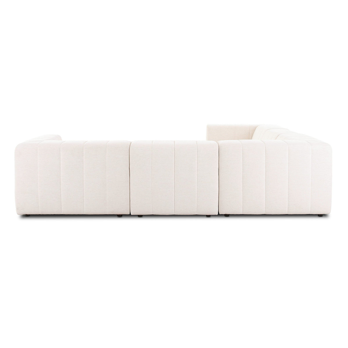 Langham Power Recliner 5-Piece Sectional - Crypton Nomad Snow by Four Hands