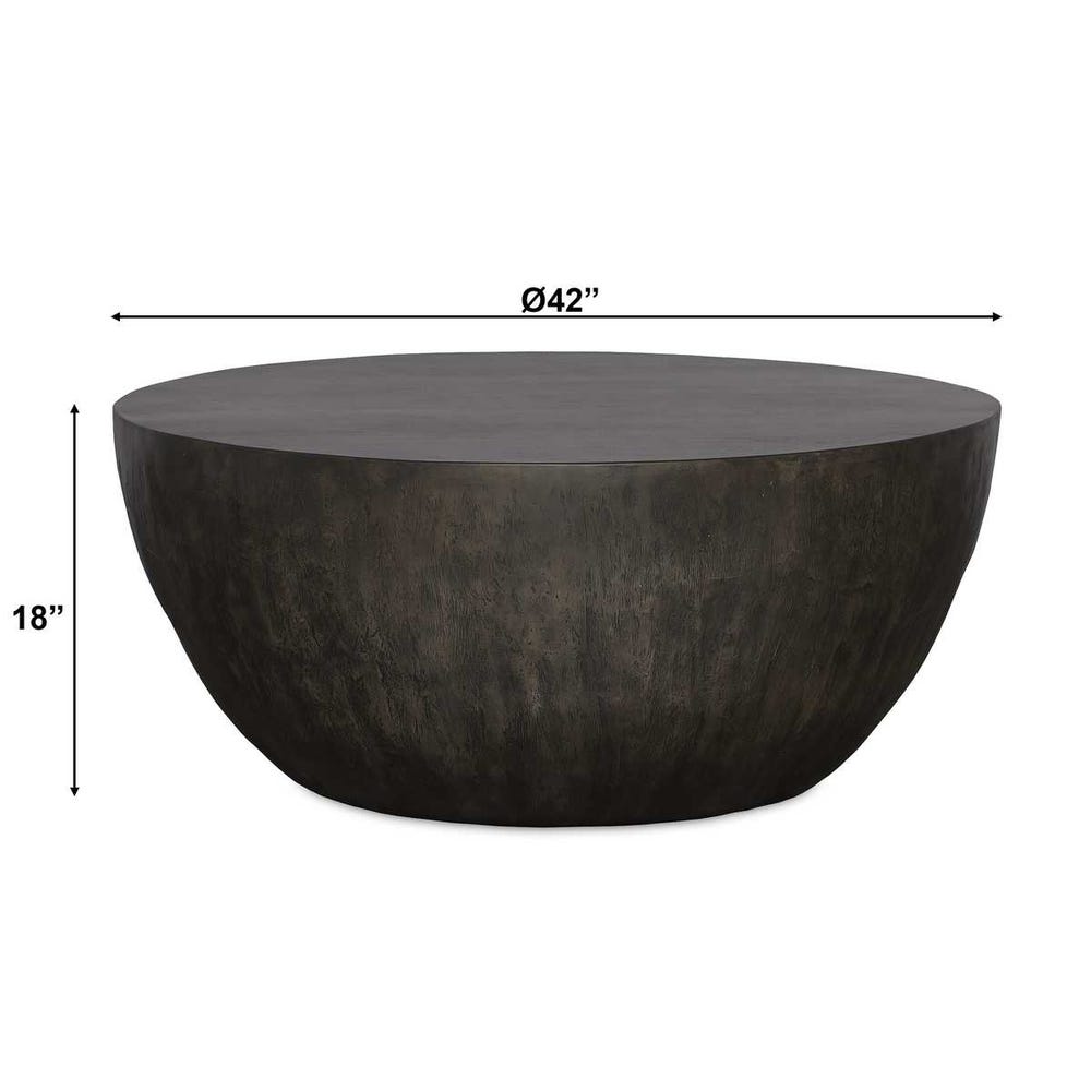Uttermost Lark Round Wood Coffee Table