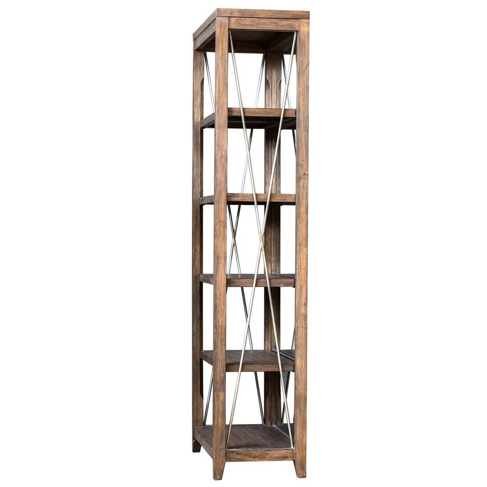 Uttermost Delancey Weathered Oak Etagere