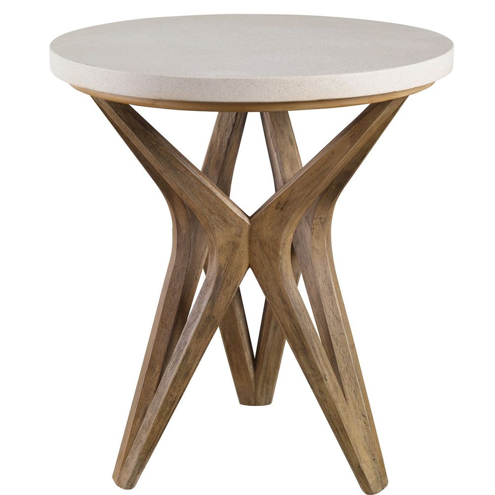 Uttermost Marnie Limestone Side Table by Uttermost