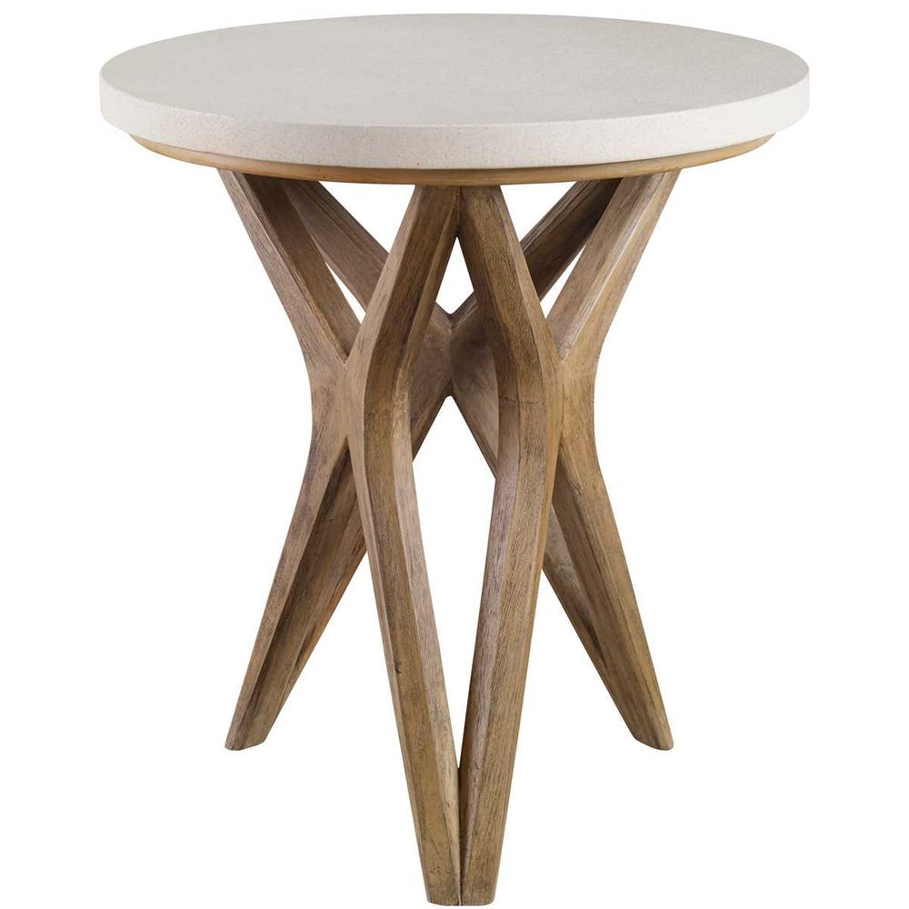 Uttermost Marnie Limestone Side Table by Uttermost