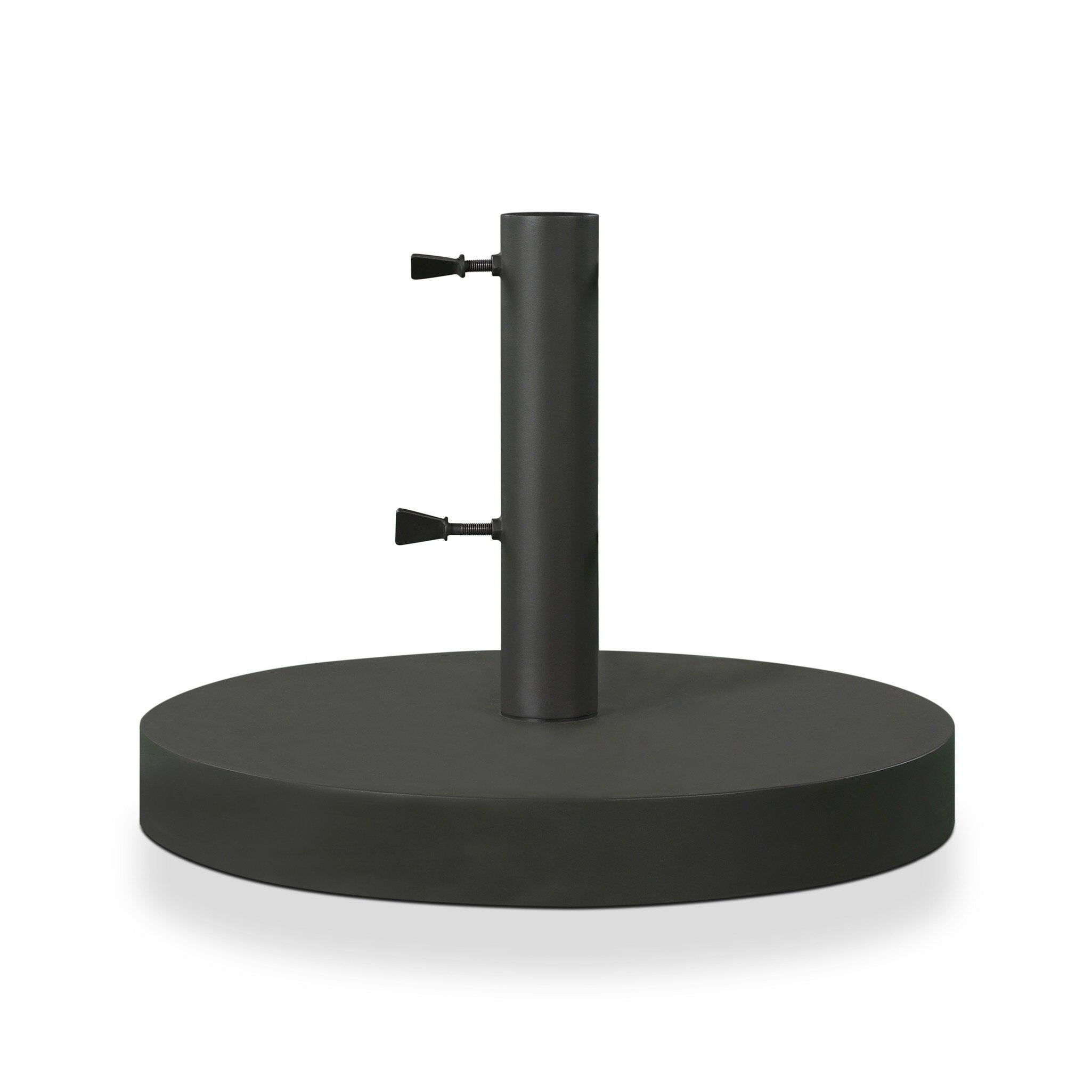 Baska Outdoor Umbrella Stand - Black Stainless Steel