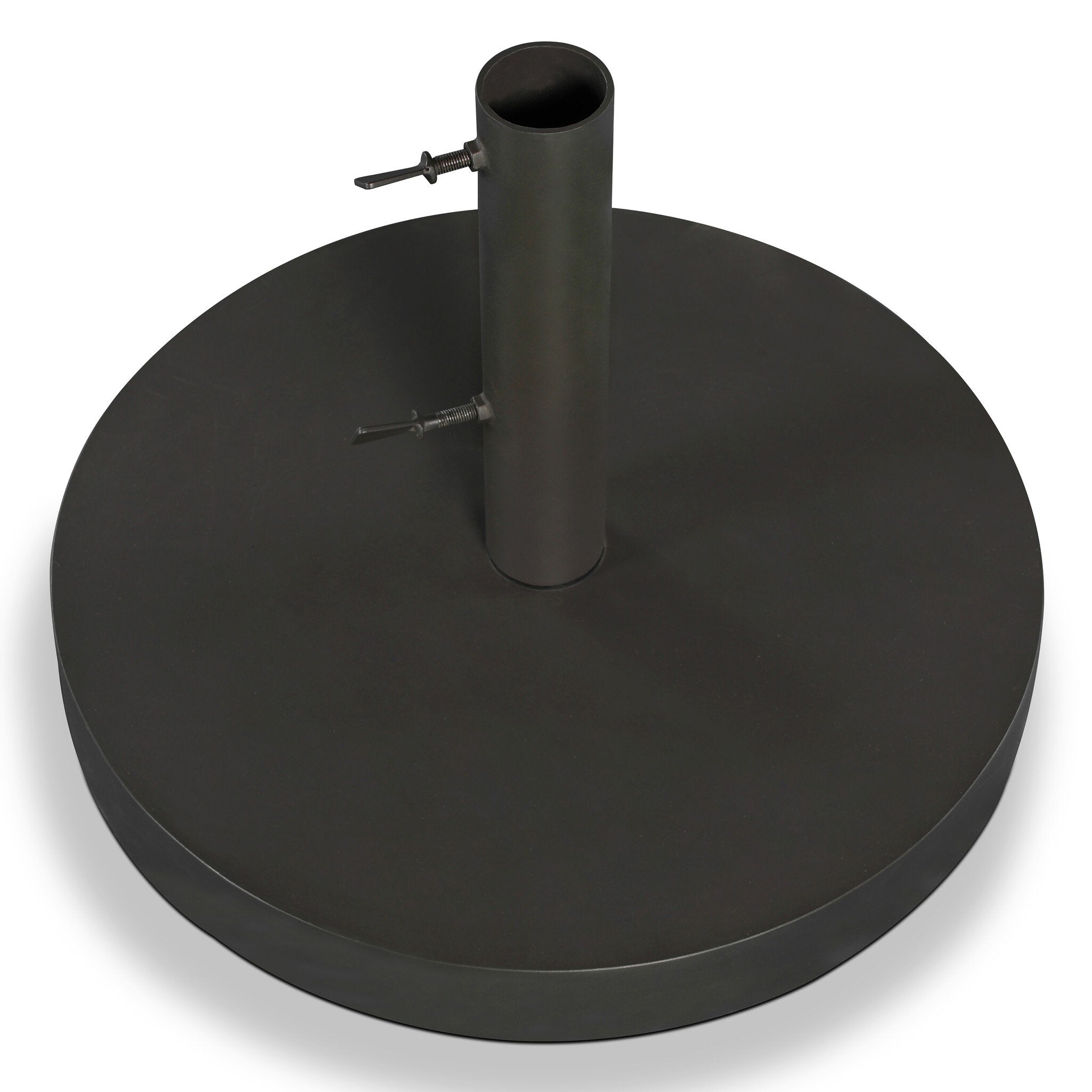 Baska Outdoor Umbrella Stand - Black Stainless Steel