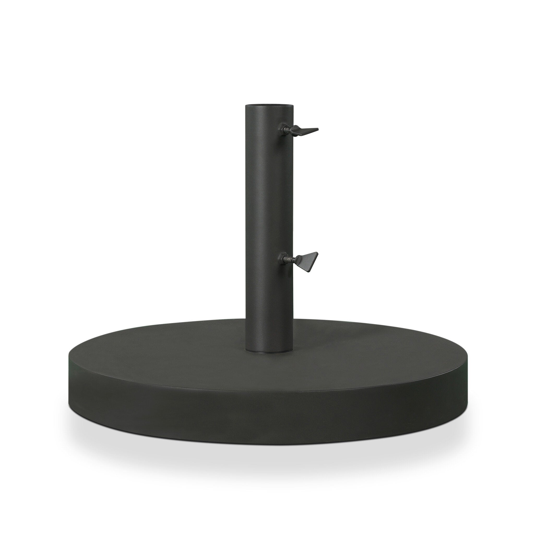 Baska Outdoor Umbrella Stand - Black Stainless Steel