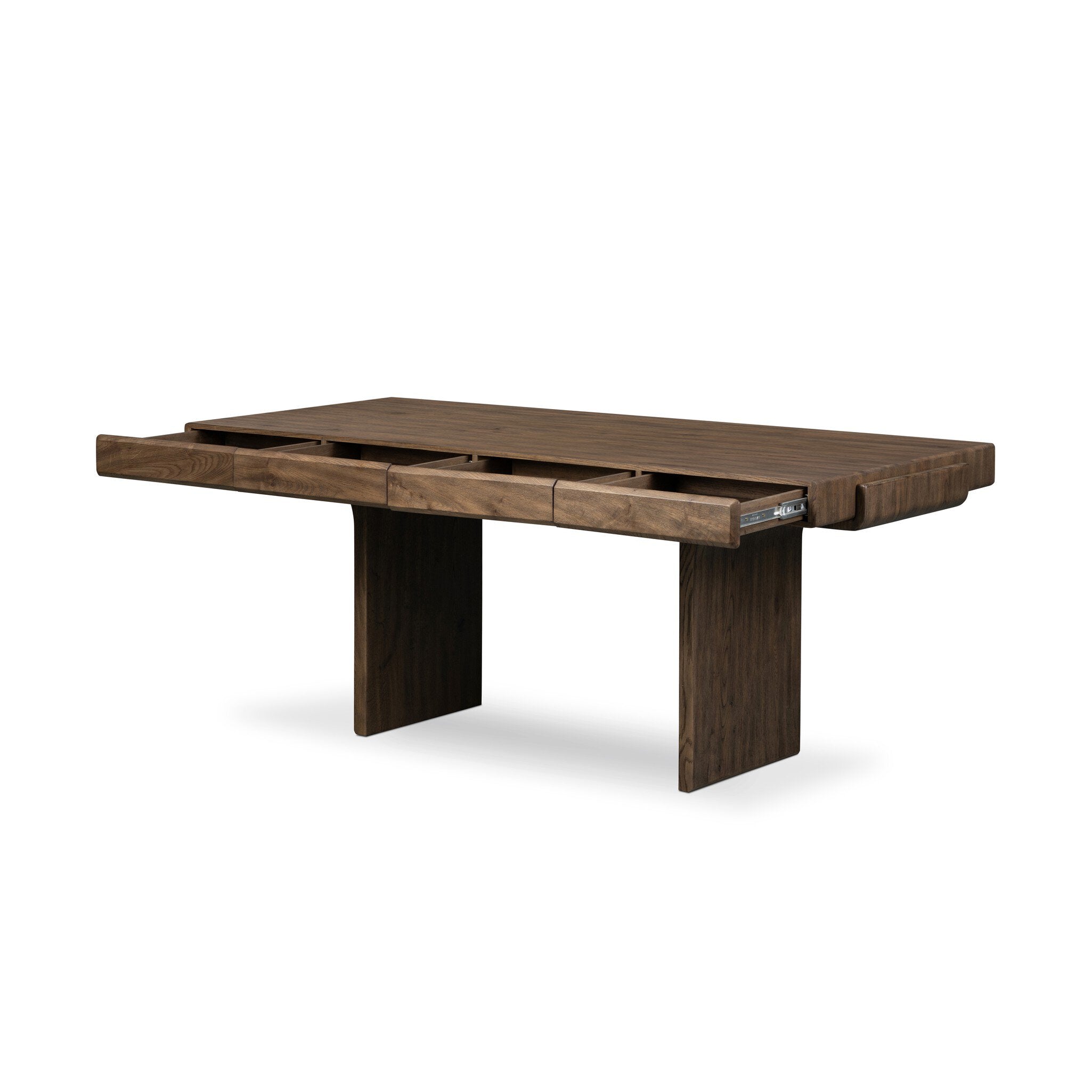 Soloma Desk - Grey Oak Veneer