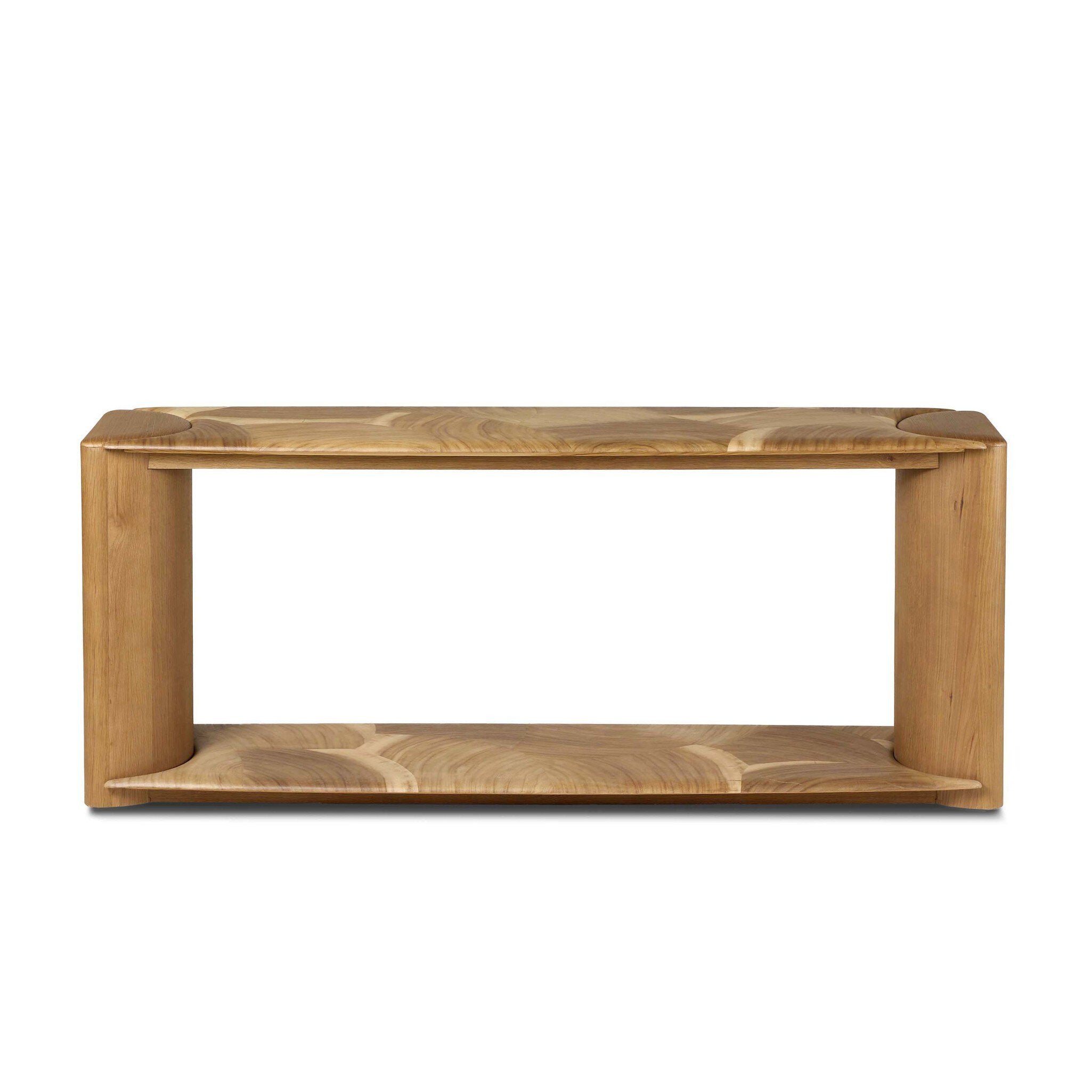 Marlena Console Table - Smoked American Oak Veneer