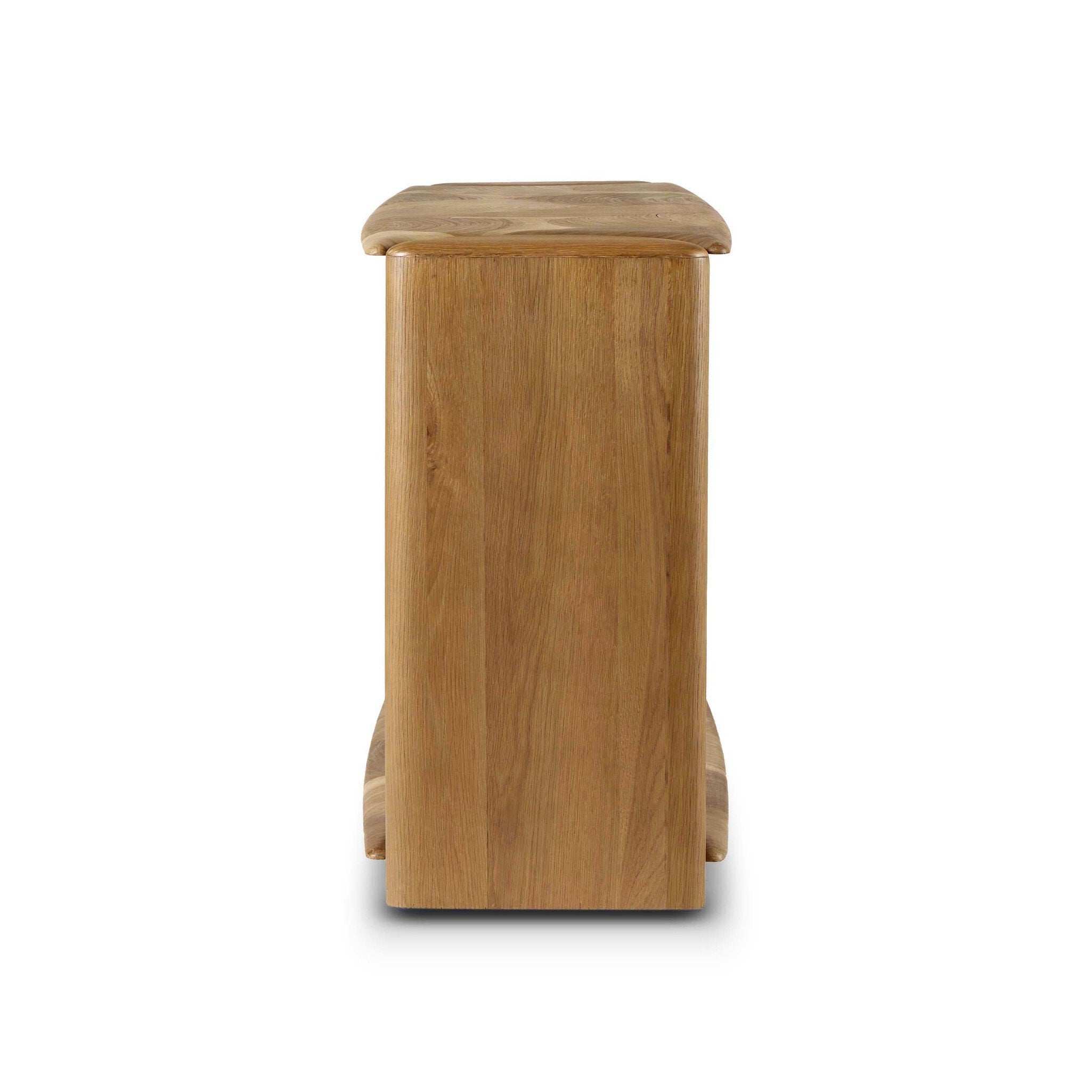 Marlena Console Table - Smoked American Oak Veneer