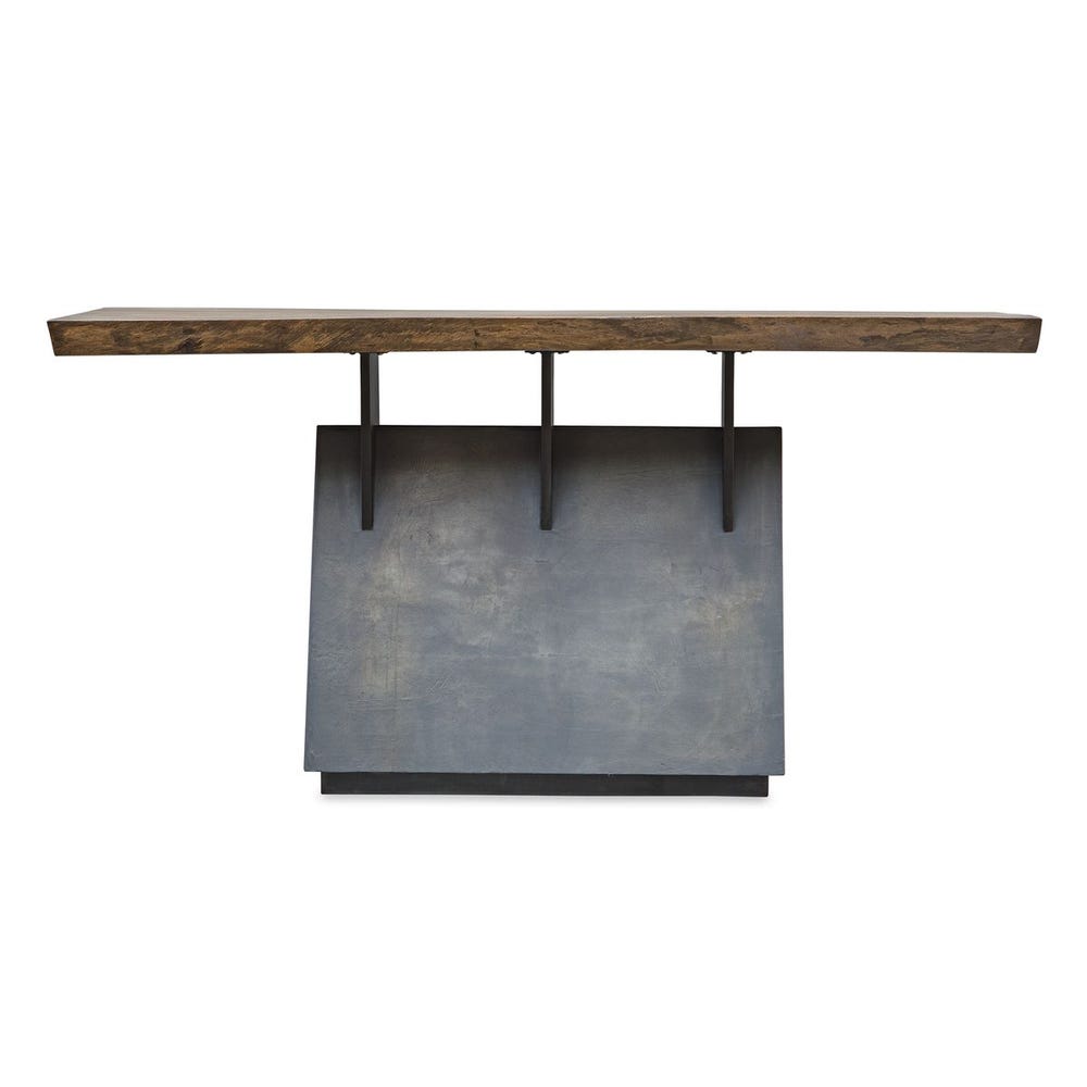 Uttermost Vessel Industrial Console Table