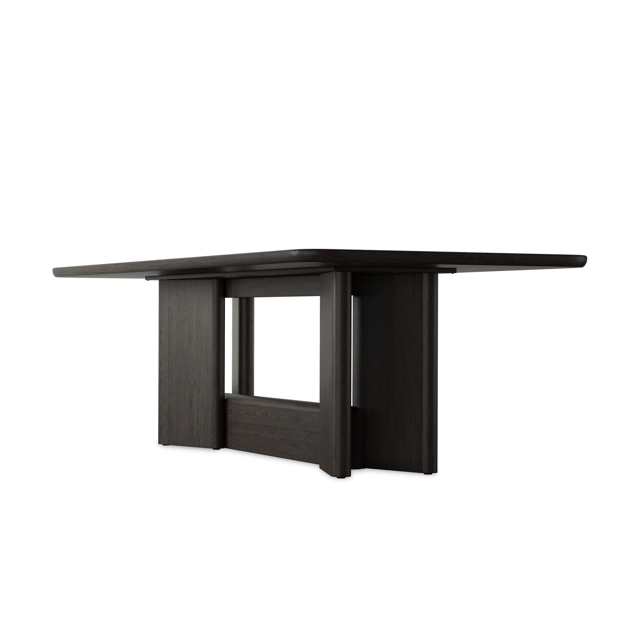 Nadine Dining Table - Smoked Black Oak Veneer