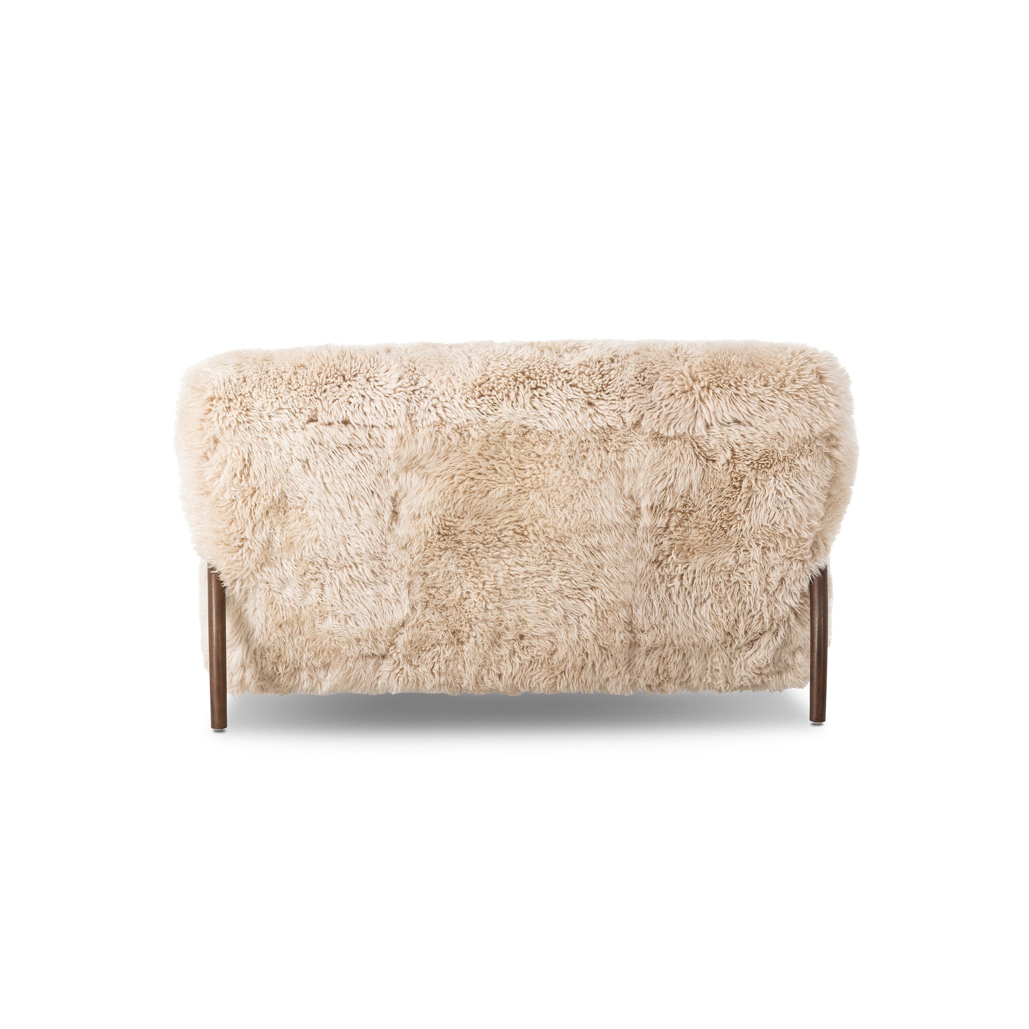 Sandro Settee - Champagne Mongolian Fur