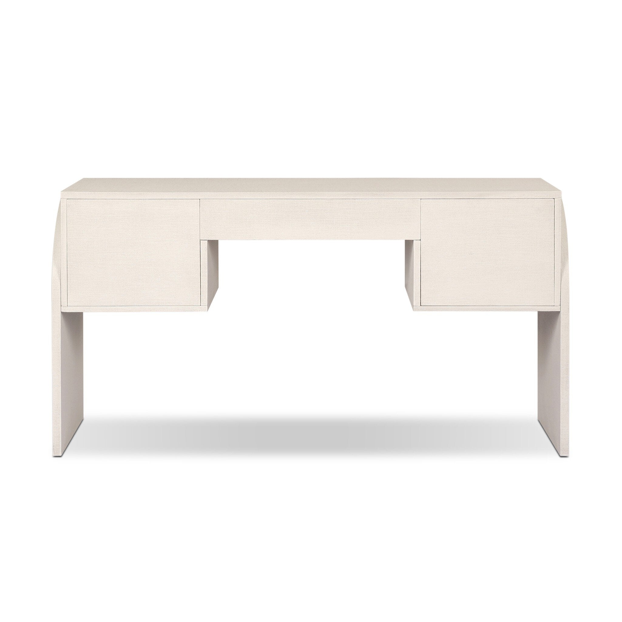 Cressida Desk - Ivory Painted Linen