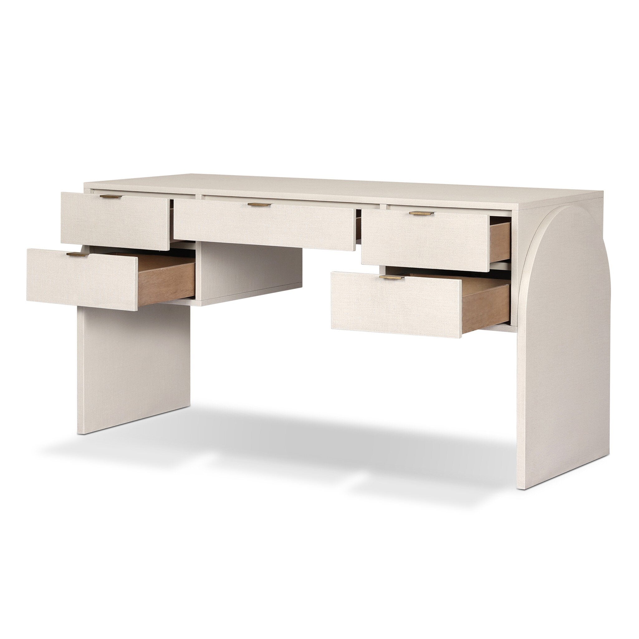 Cressida Desk - Ivory Painted Linen
