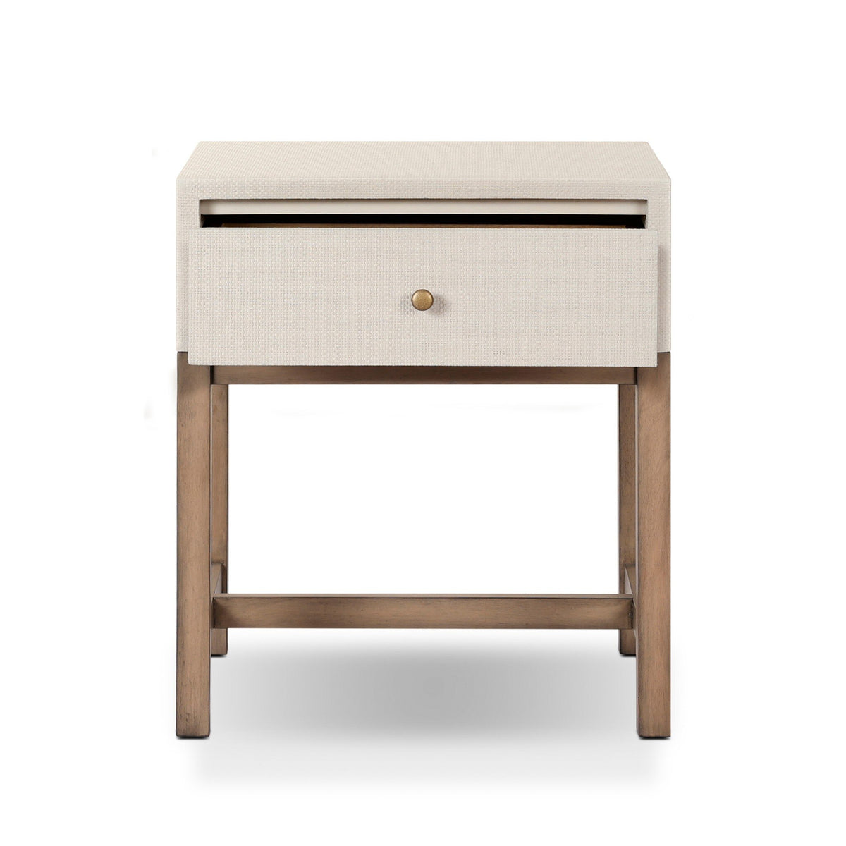 Fiona Small Nightstand - Russet Mahogany by Four Hands, open view