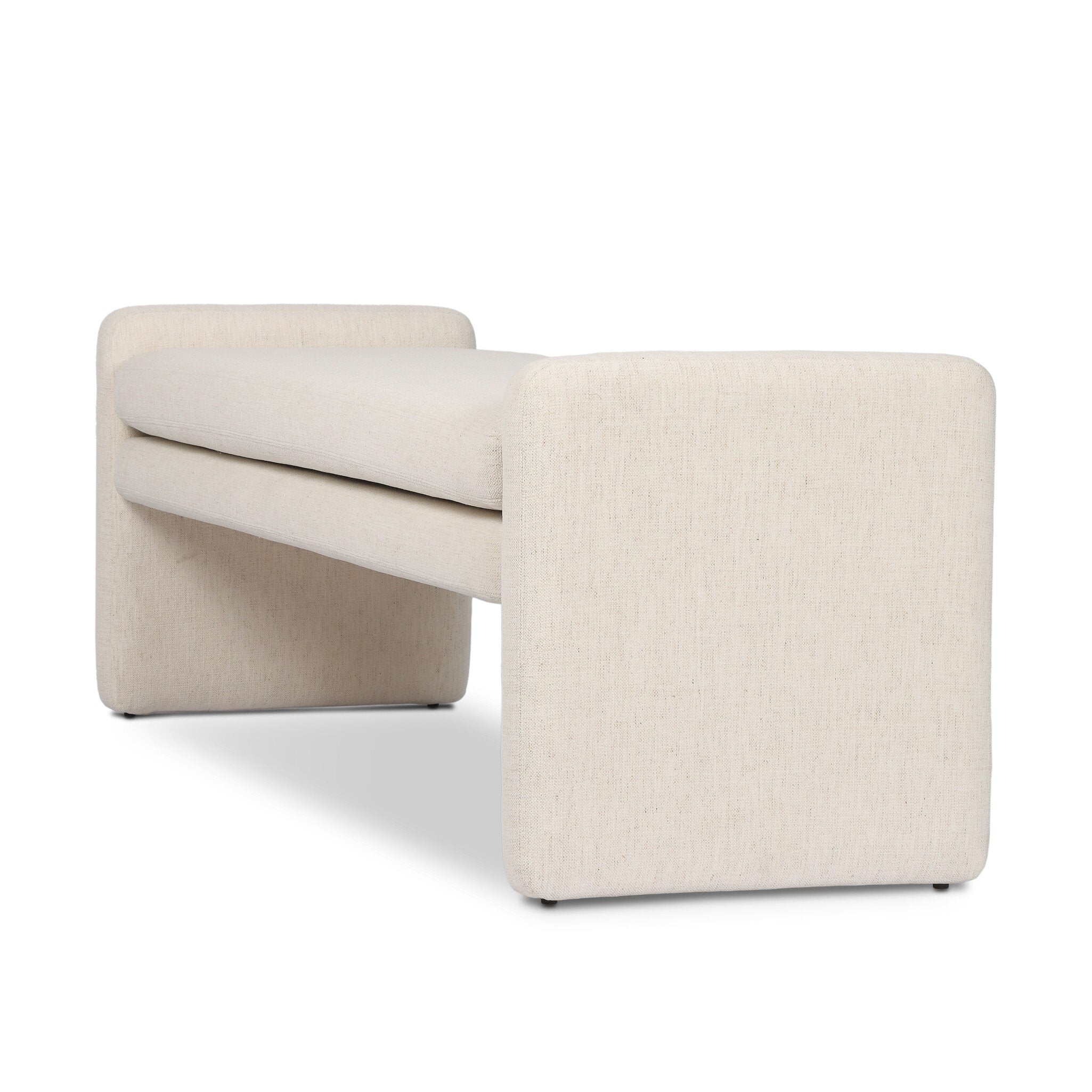 Serena 55" Accent Bench - Crypton Nomad Snow