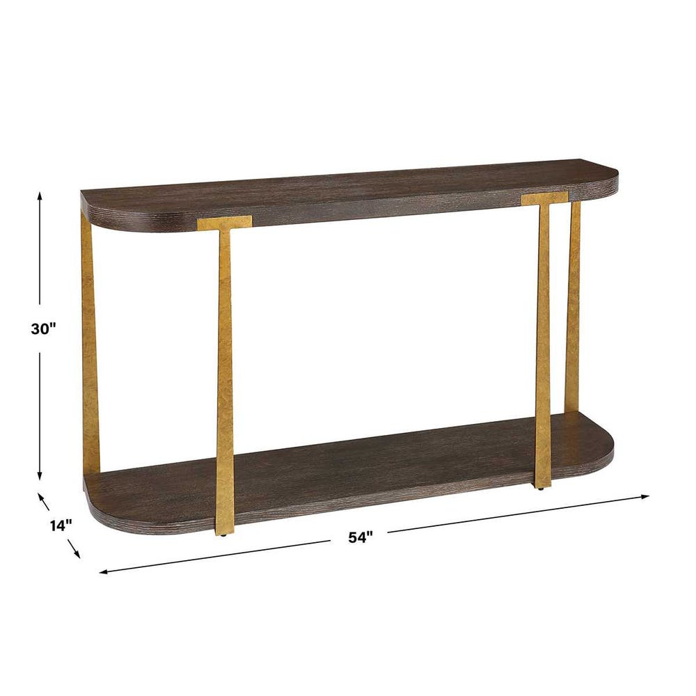 Uttermost Palisade Wood Console Table