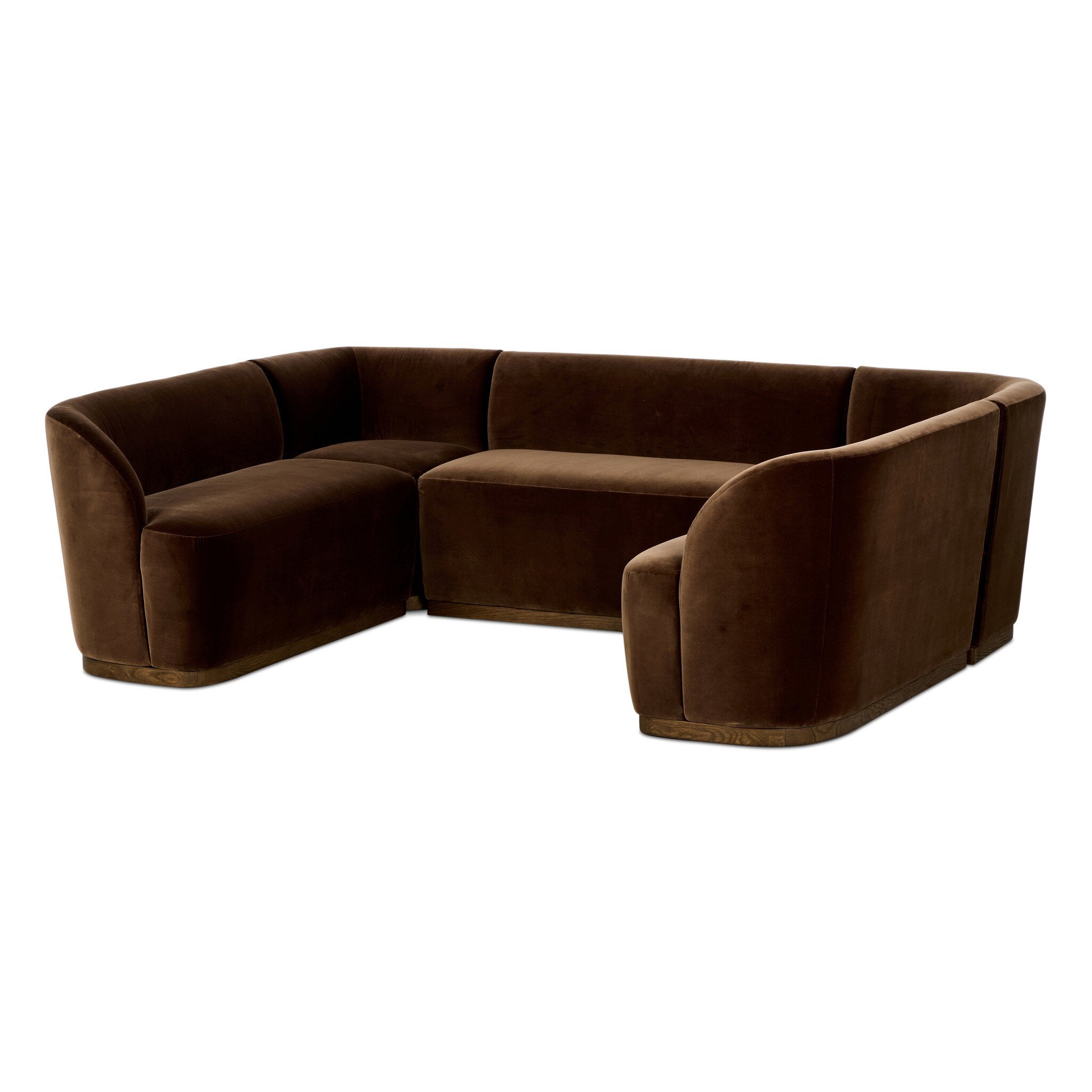 Dorset Banquette U-Shape - Surrey Mink