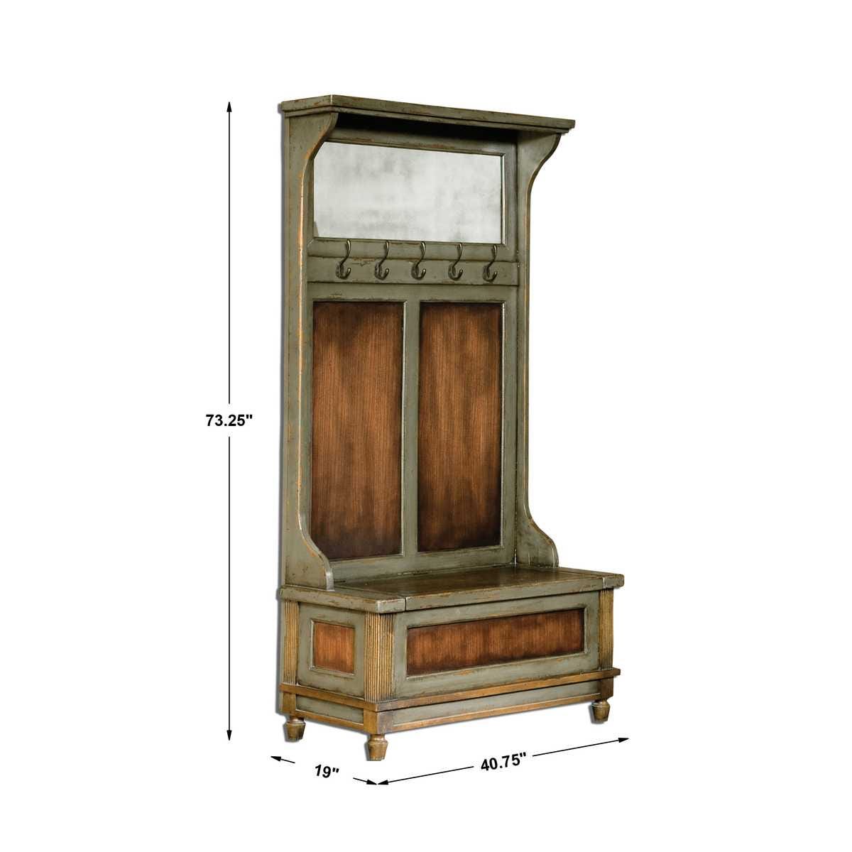 Uttermost Riyo Distressed Hall Tree