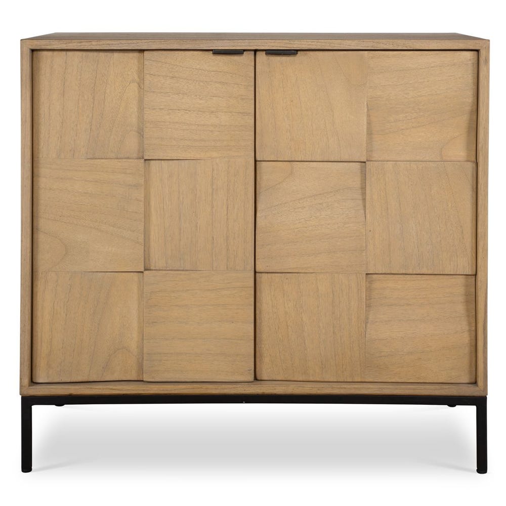 Uttermost Lorenzo Geometric 2 Door Cabinet
