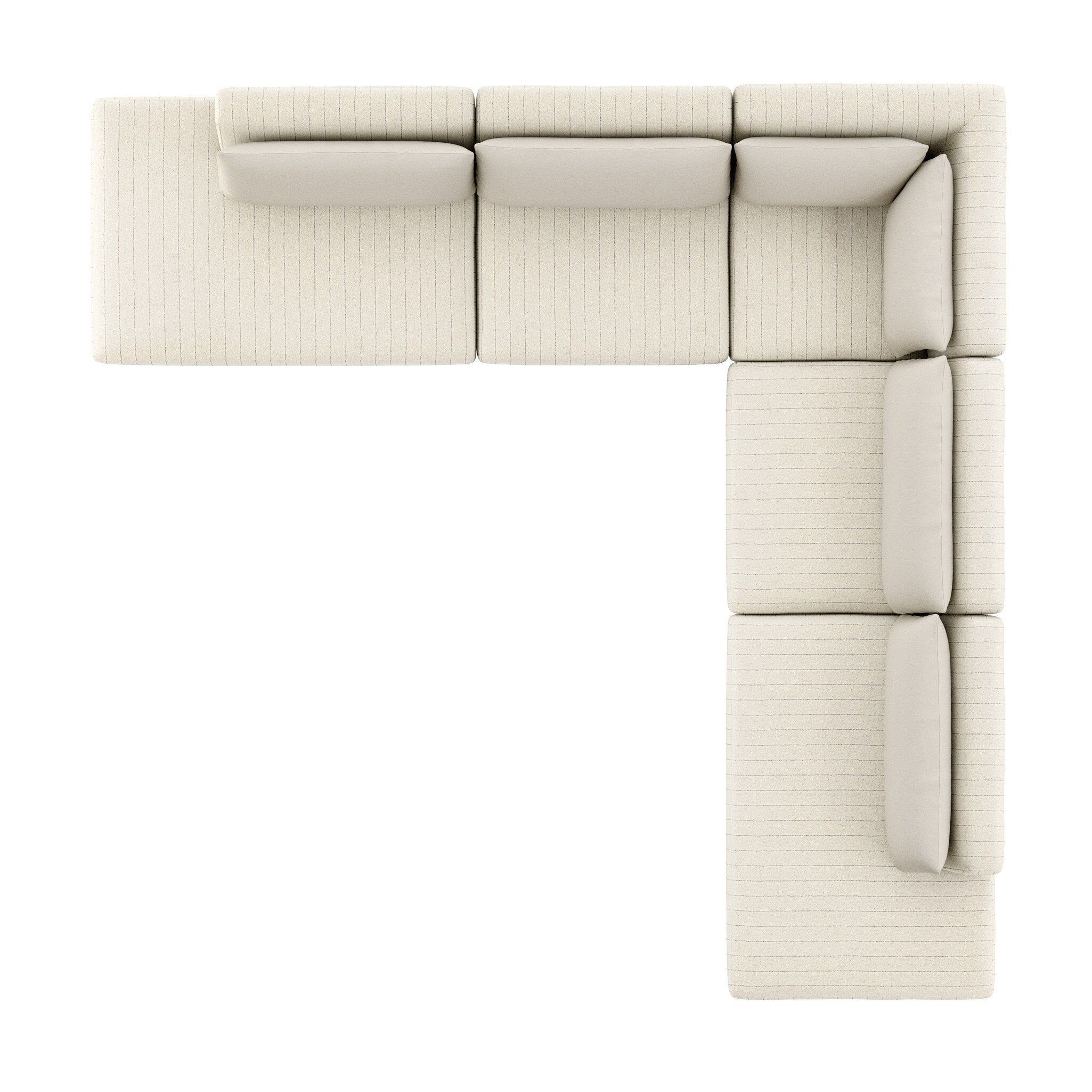 Adler Outdoor 5-Piece Sectional + Bumper Chaise