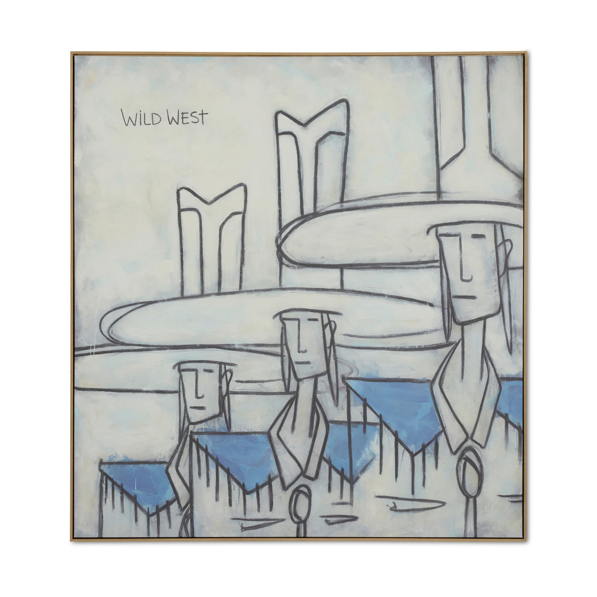 Three Of A Kind by Larry Stewart - Vertical Grain White Oak Floater