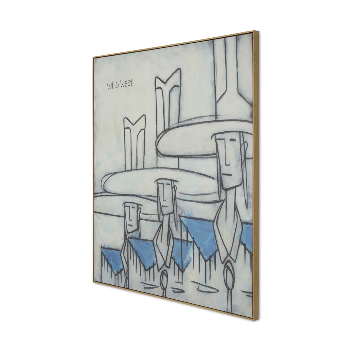 Three Of A Kind by Larry Stewart - Vertical Grain White Oak Floater