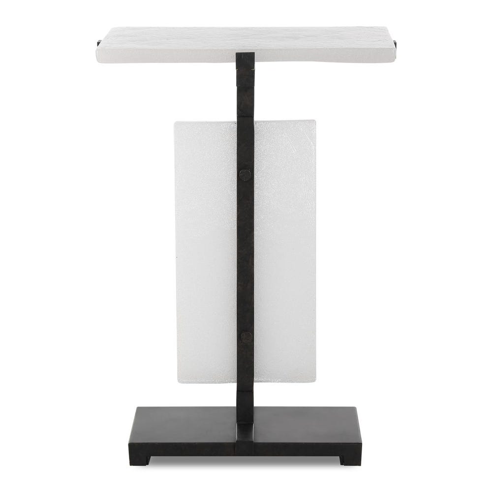 Uttermost Elements Bubble Glass Accent Table
