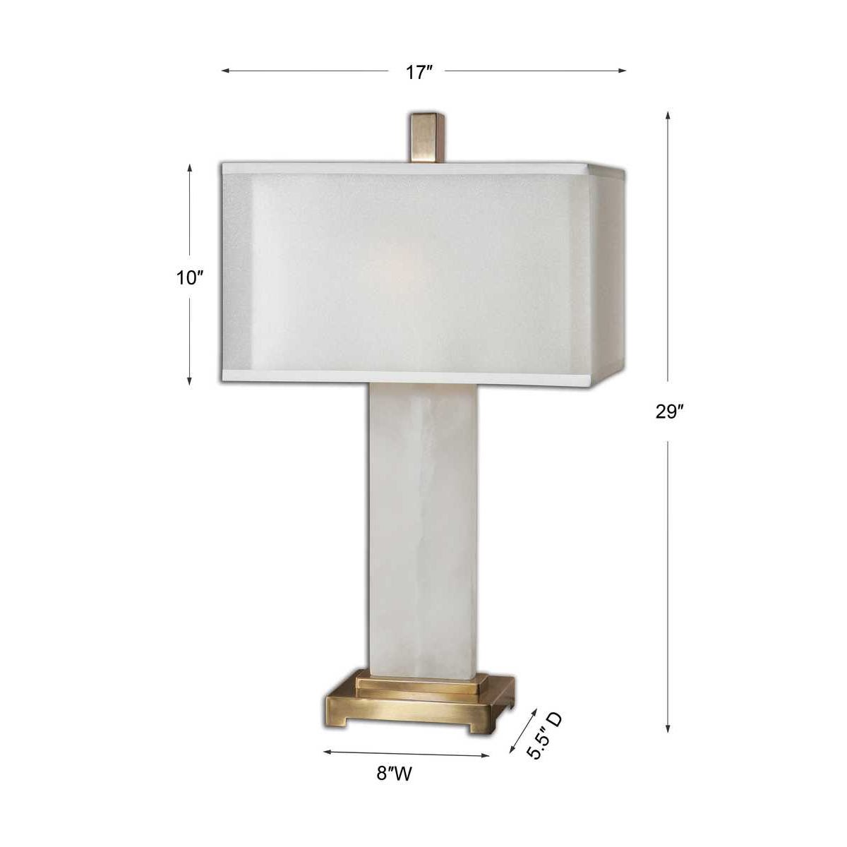 Uttermost Athanas Alabaster Lamp
