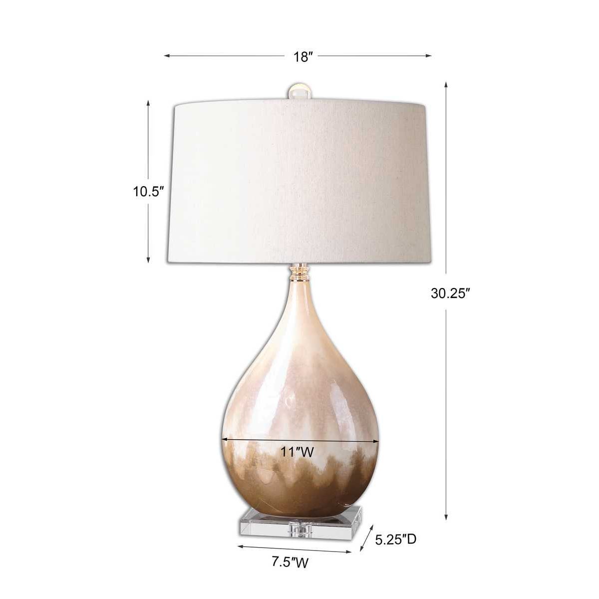 Uttermost Flavian Glazed Ceramic Lamp
