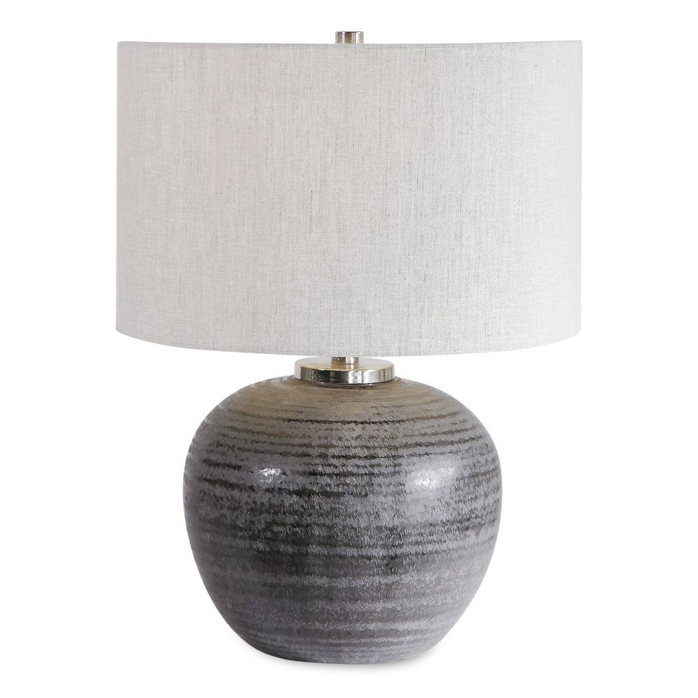 Uttermost Mikkel Charcoal Table Lamp