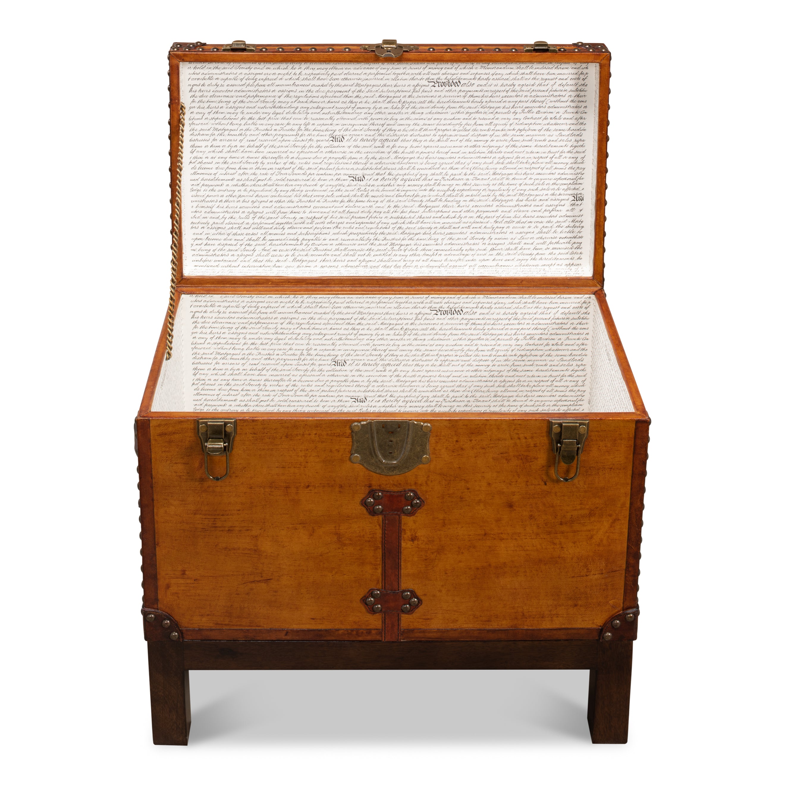 Abilene Leather Box with Stand