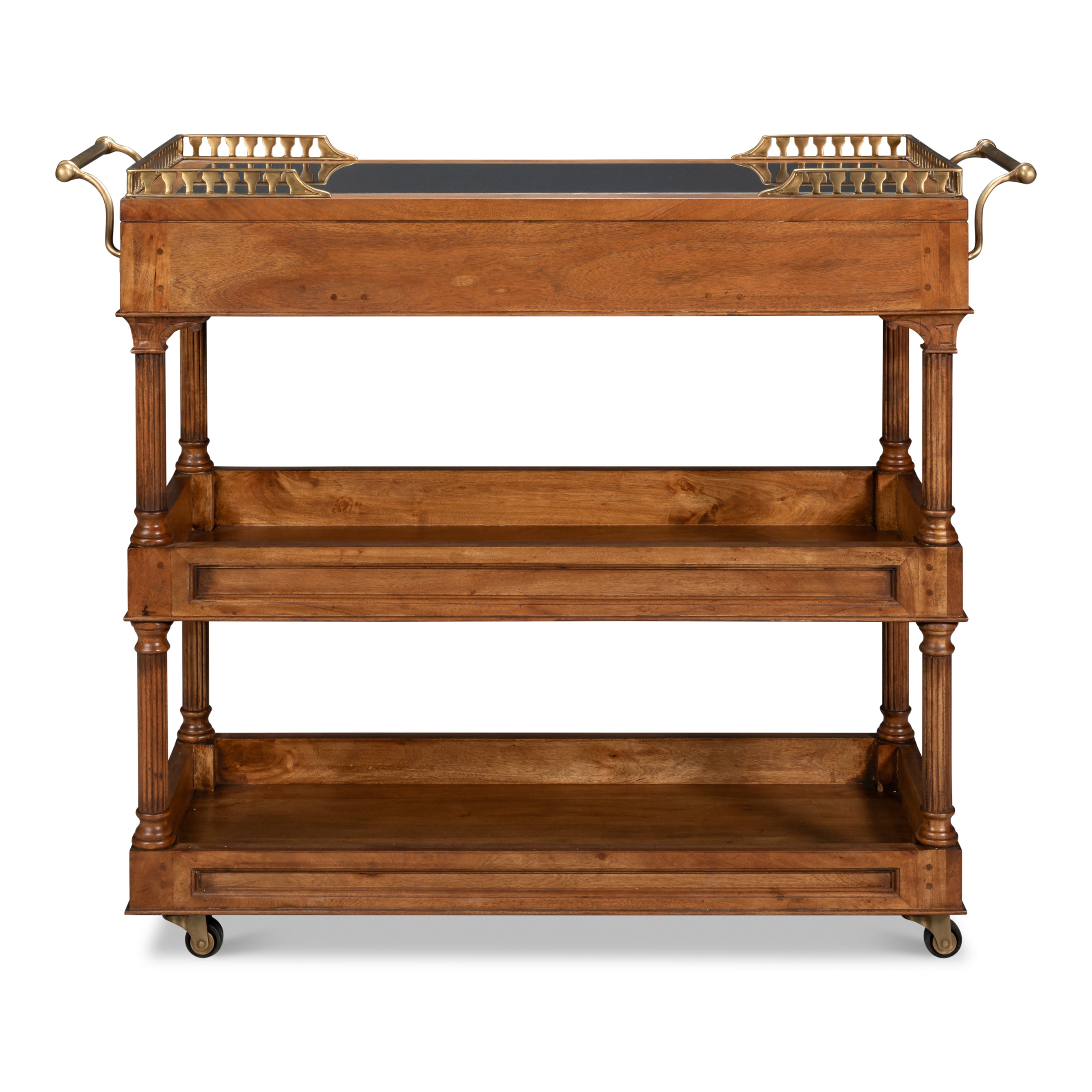 Capital Serving Cart - Fruitwood Finish