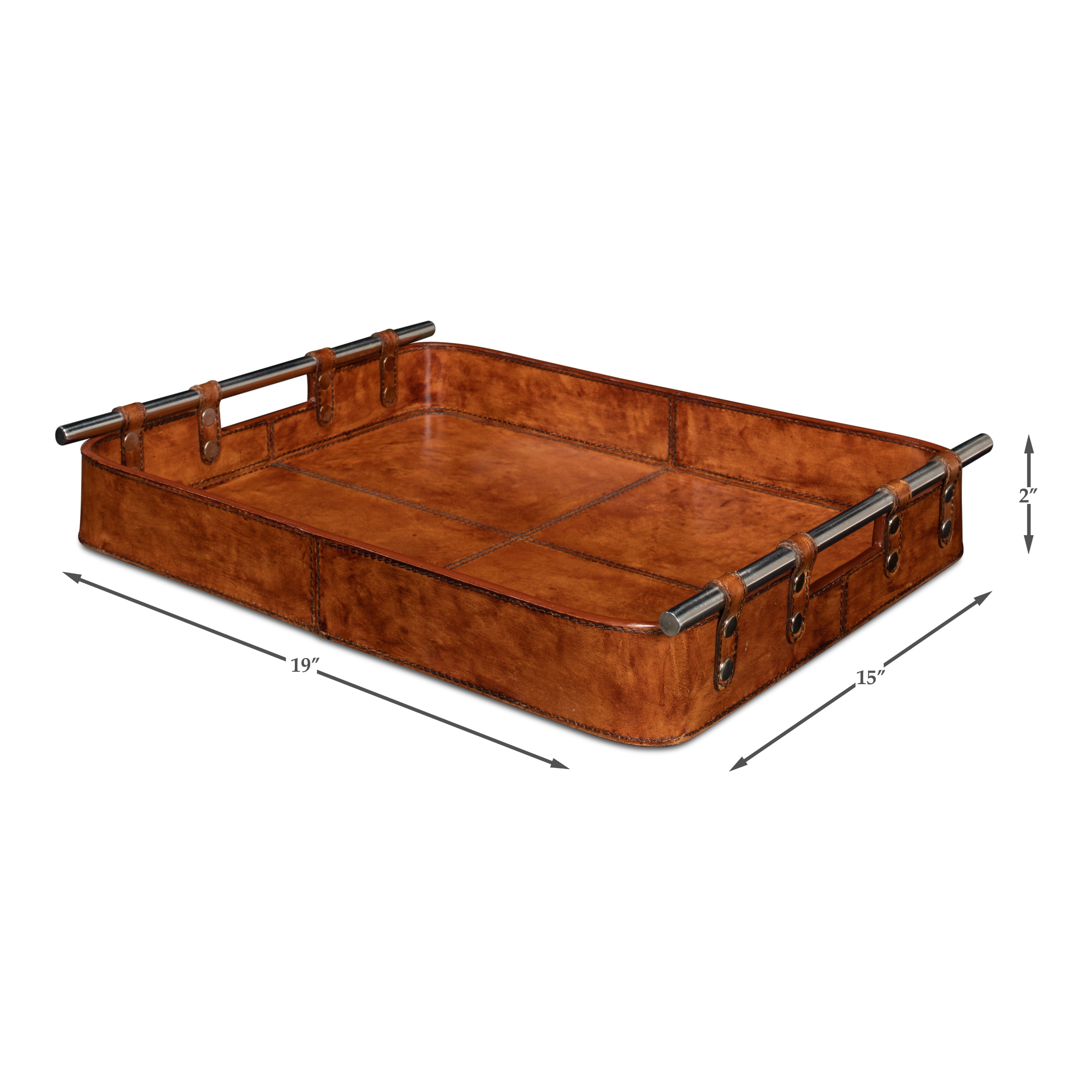 Safari Leather Tray
