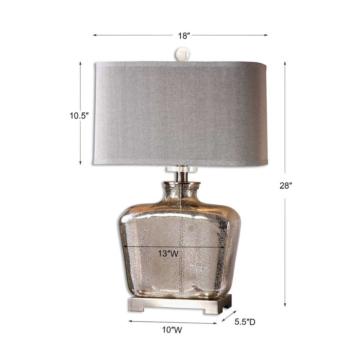 Uttermost Molinara Mercury Glass Table Lamp