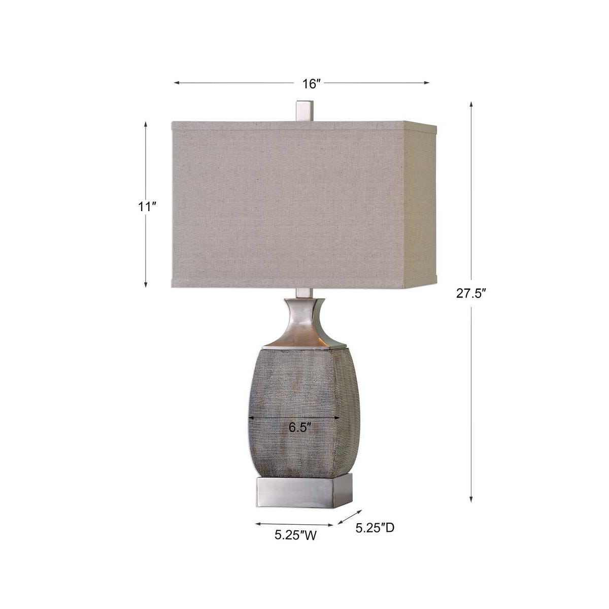 Uttermost Caffaro Rust Bronze Table Lamp