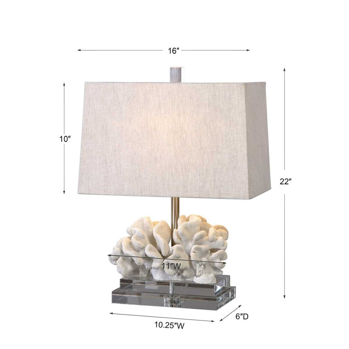 Uttermost Coral Sculpture Table Lamp