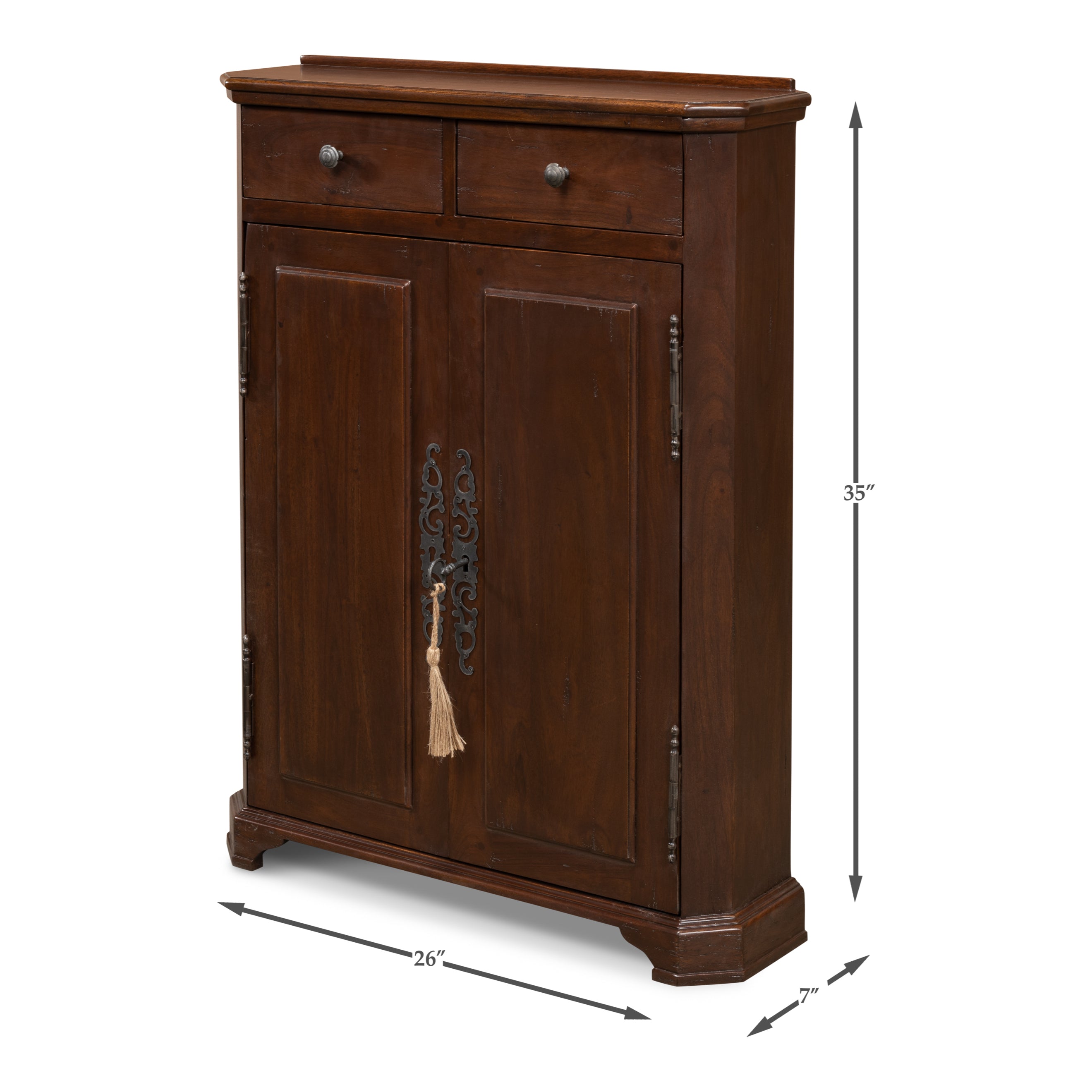 Austrian Hall Cabinet Walnut