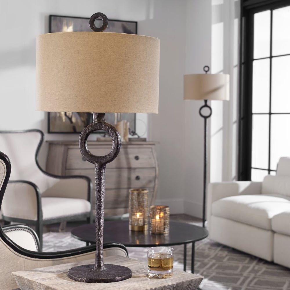 Ferro Cast Iron Table Lamp by Uttermost