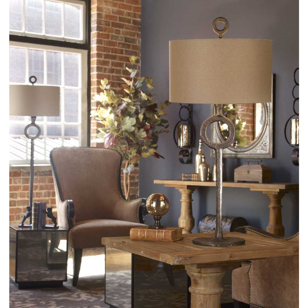 Ferro Cast Iron Table Lamp by Uttermost