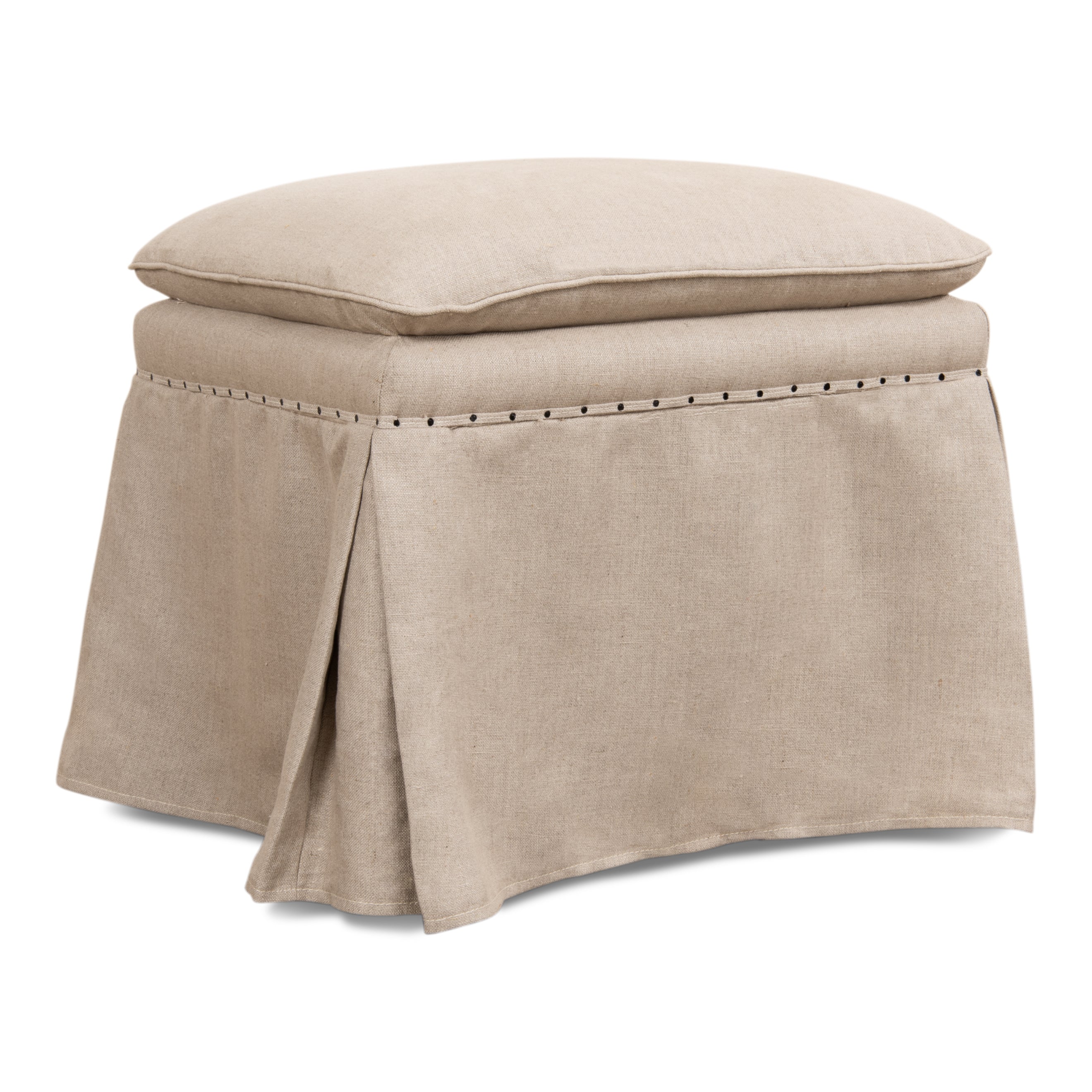 Draped Ottoman - Set of 2